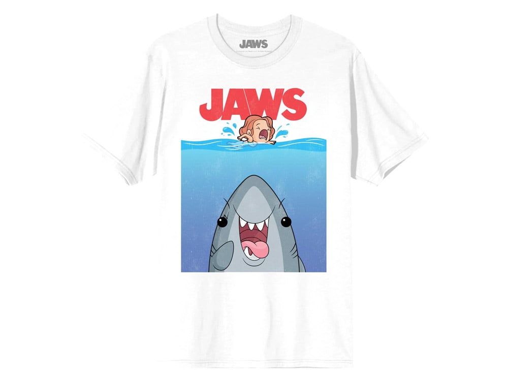 Jaws Kawaii Poster T-Shirt Gallery Image 1