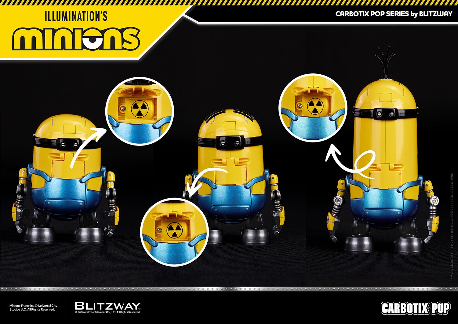 Minions Carbotix Pop Stuart Action Figure Gallery Image 14