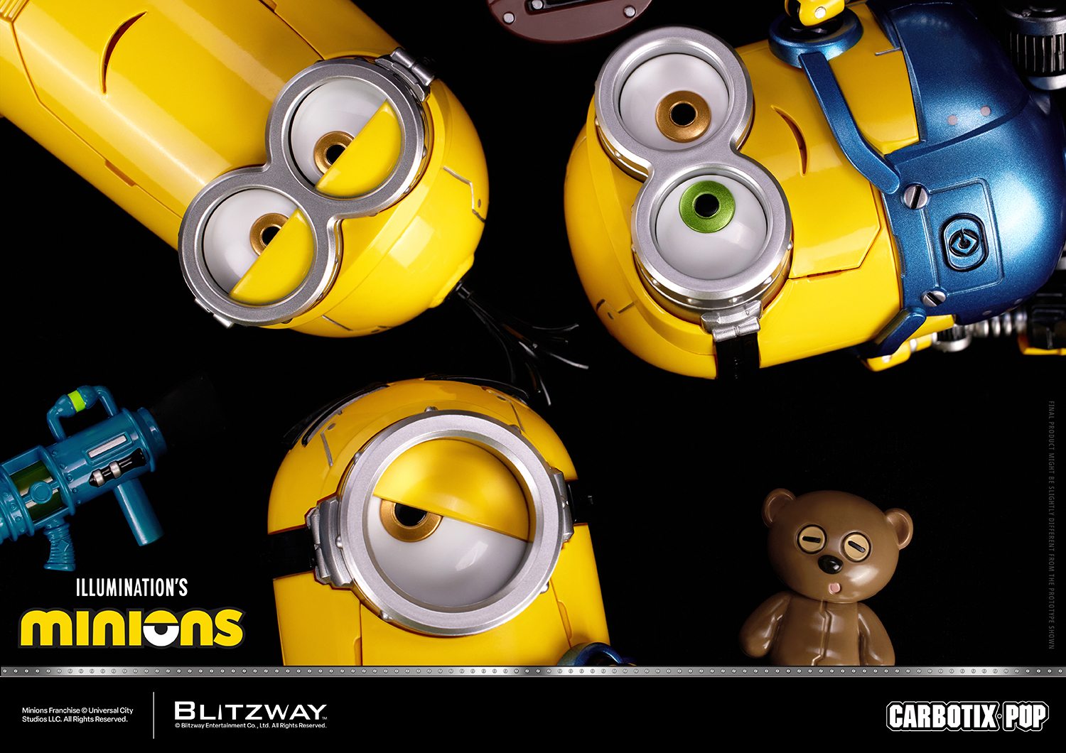 Minions Carbotix Pop Stuart Action Figure Gallery Image 11