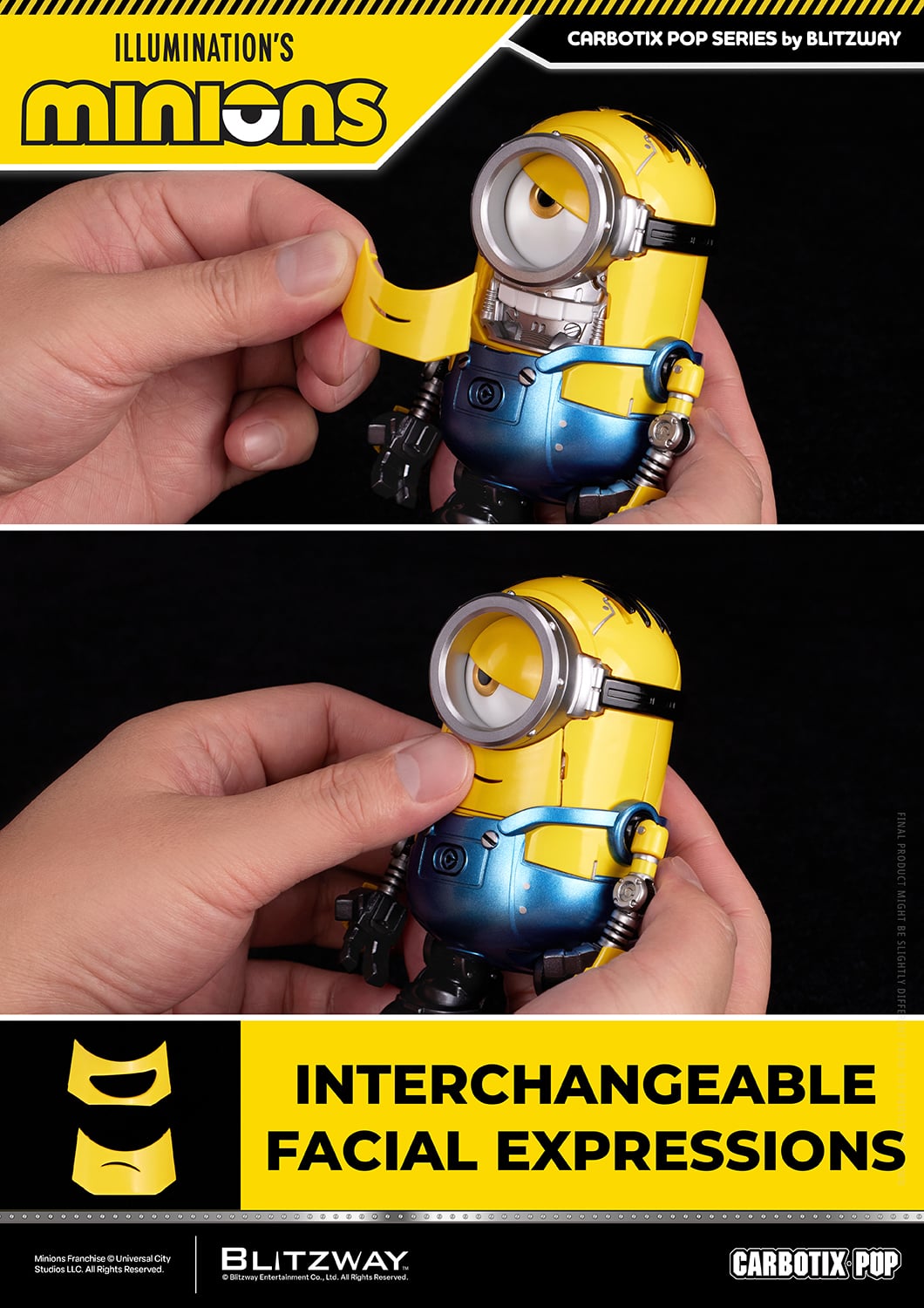 Minions Carbotix Pop Stuart Action Figure Gallery Image 5