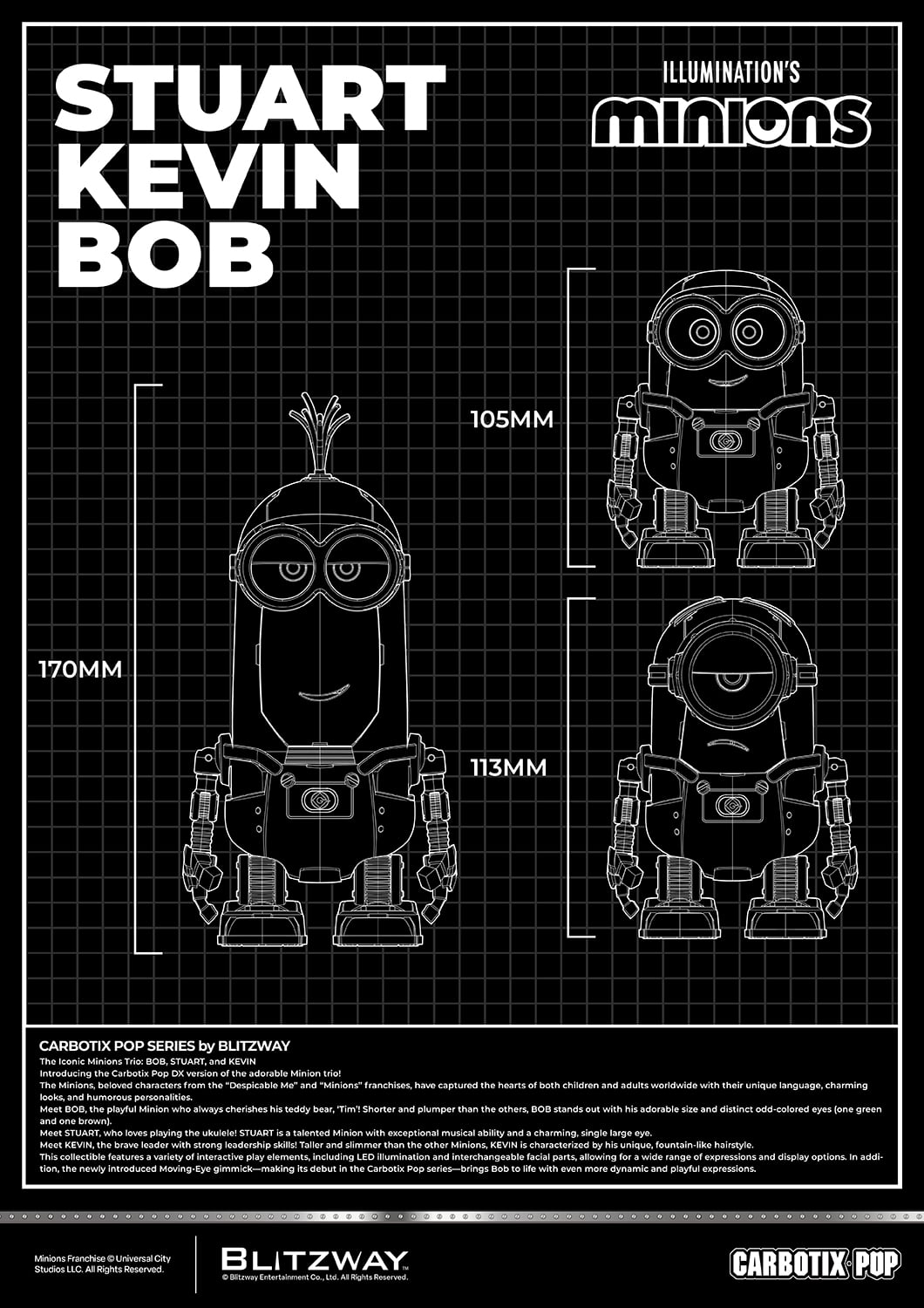 Minions Carbotix Pop Kevin Action Figure Gallery Image 17
