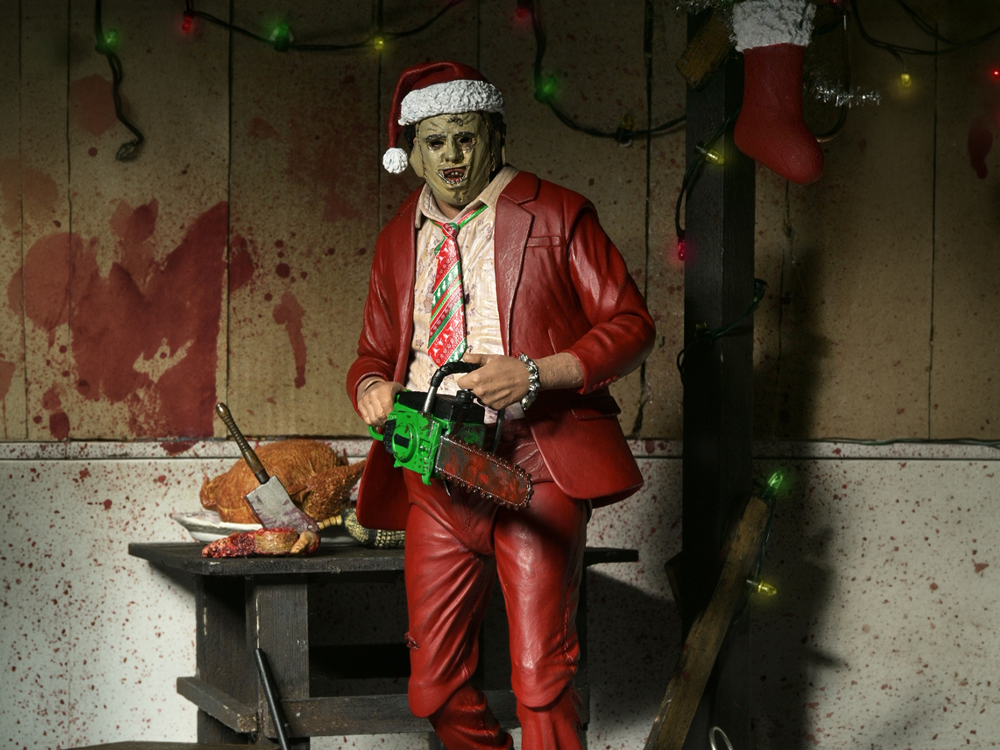 Image of The Texas Chainsaw Massacre Ultimate Santa Leatherface Action Figure