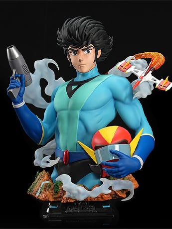Image of UFO Robot Grendizer King Bust Kabuto Koji 1/4 Scale Limited Edition Bust
