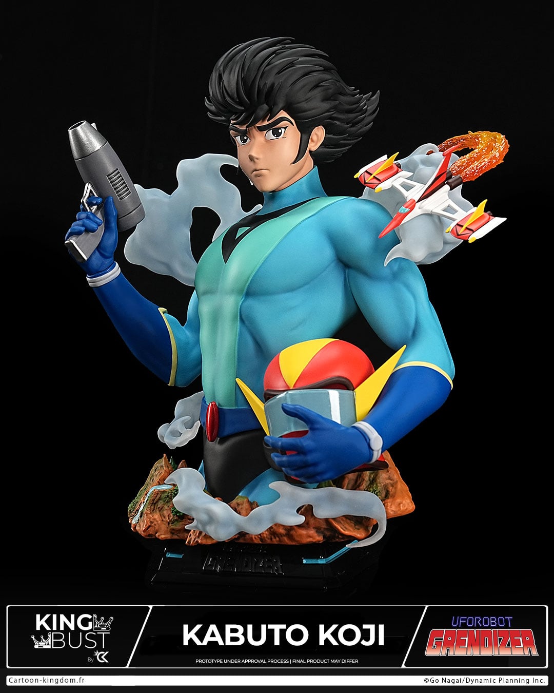 UFO Robot Grendizer King Bust Kabuto Koji 1/4 Scale Limited Edition Bust Gallery Image 3