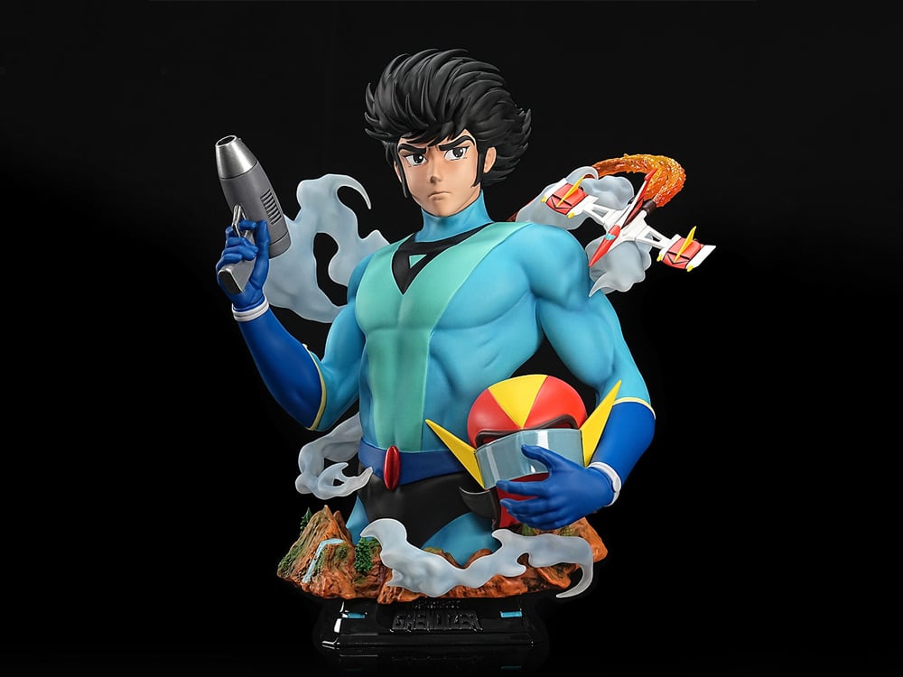 UFO Robot Grendizer King Bust Kabuto Koji 1/4 Scale Limited Edition Bust Gallery Image 1