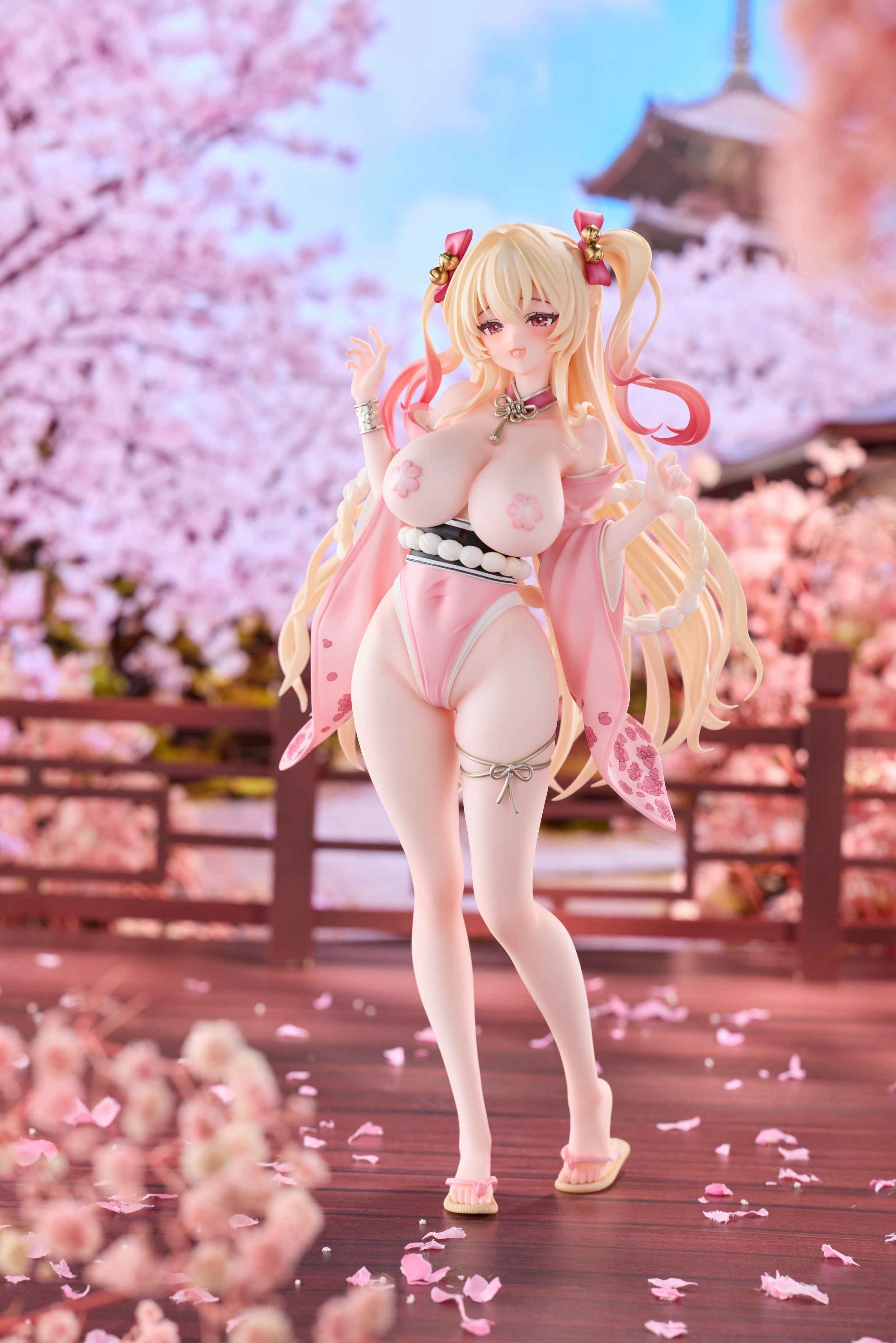 FymriE Illustration Eselia, the Kimono Girl 1/6 Scale Figure (With Bonus) Gallery Image 12