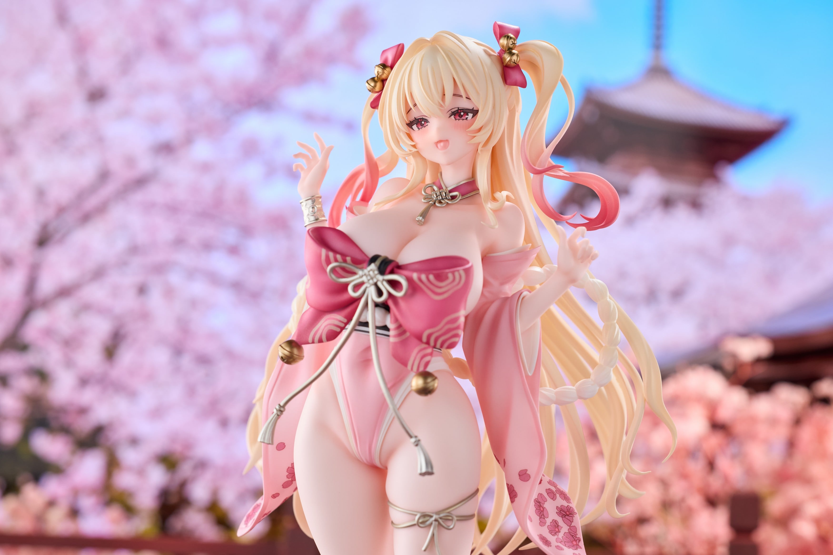 FymriE Illustration Eselia, the Kimono Girl 1/6 Scale Figure (With Bonus) Gallery Image 6