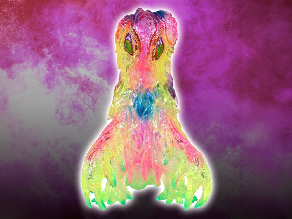 Godzilla Creation Middle Size Series Hedorah 1.0 (Chemical Pink Ver.) Figure Gallery Image 1