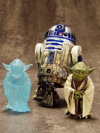 Star Wars ArtFX+ Dagobah Yoda & R2-D2 Statue Set (Empire Strikes Back) Gallery Image 2