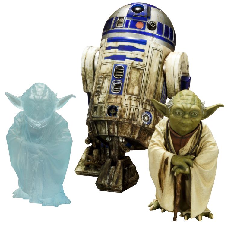 Star Wars ArtFX+ Dagobah Yoda & R2-D2 Statue Set (Empire Strikes Back) Gallery Image 3
