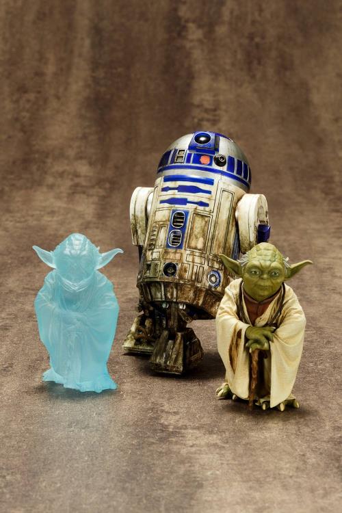 Star Wars ArtFX+ Dagobah Yoda & R2-D2 Statue Set (Empire Strikes Back) Gallery Image 4