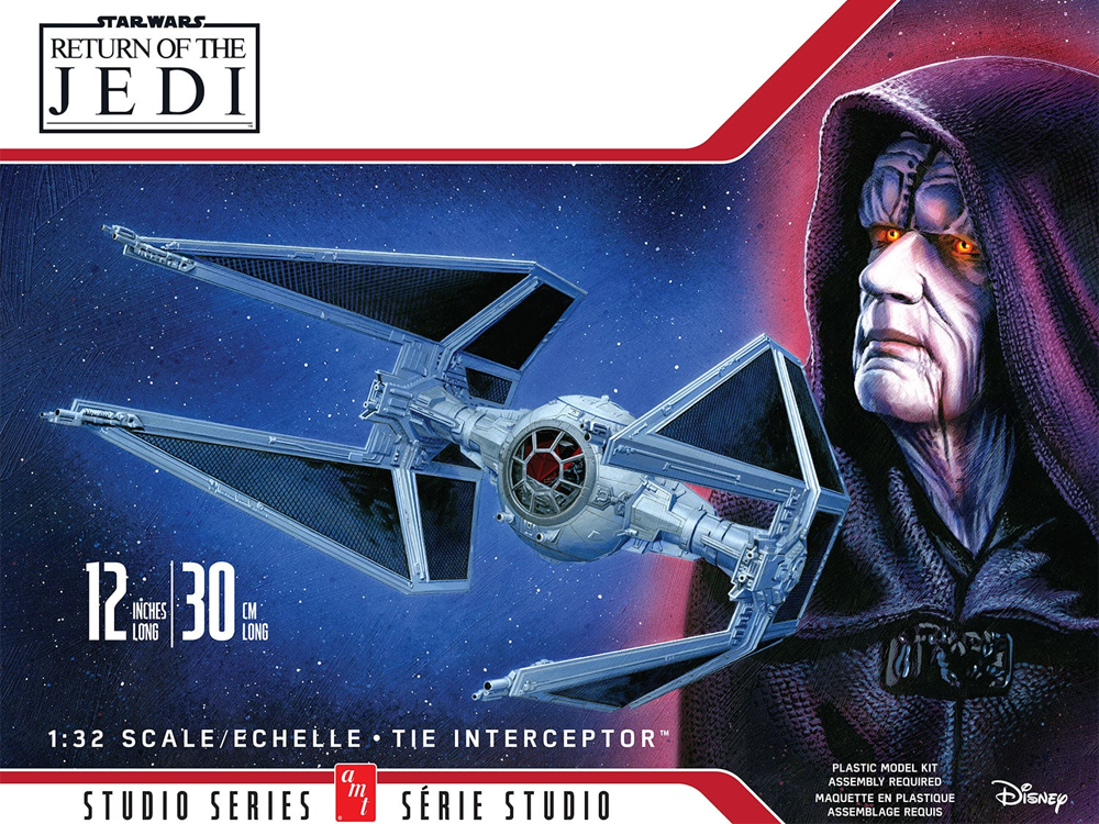 Star Wars: Return of the Jedi TIE Interceptor 1/32 Scale Model Kit Gallery Image 1