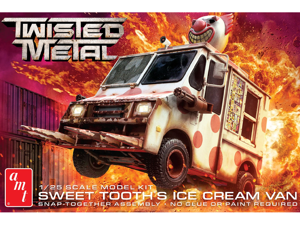 Twisted Metal Sweet Tooth's Ice Cream Van 1/25 Scale Model Kit Gallery Image 1