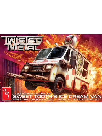 Twisted Metal Sweet Tooth's Ice Cream Van 1/25 Scale Model Kit Gallery Image 2