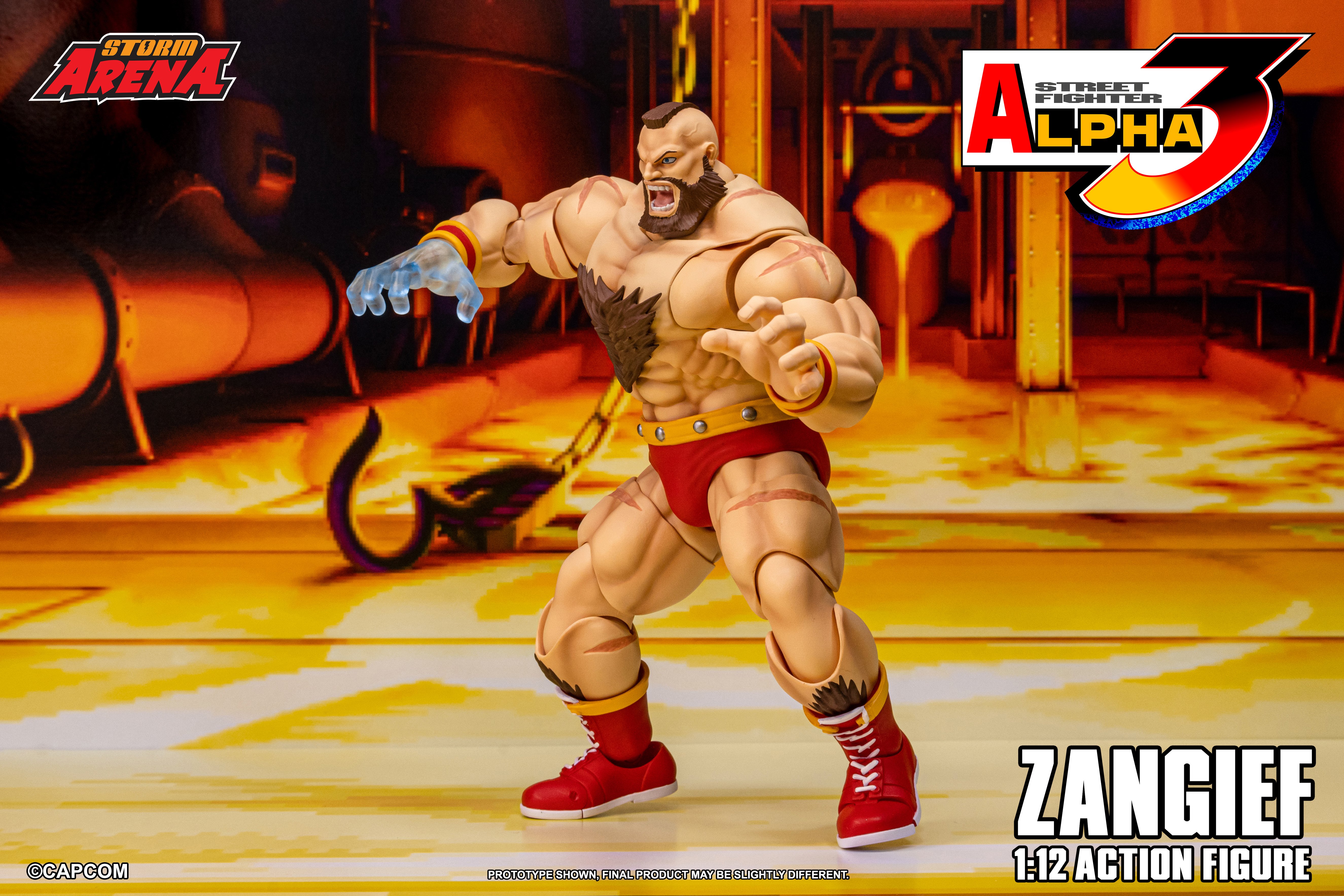 Street Fighter Alpha 3 Storm Arena Zangief 1/12 Scale Action Figure Gallery Image 14