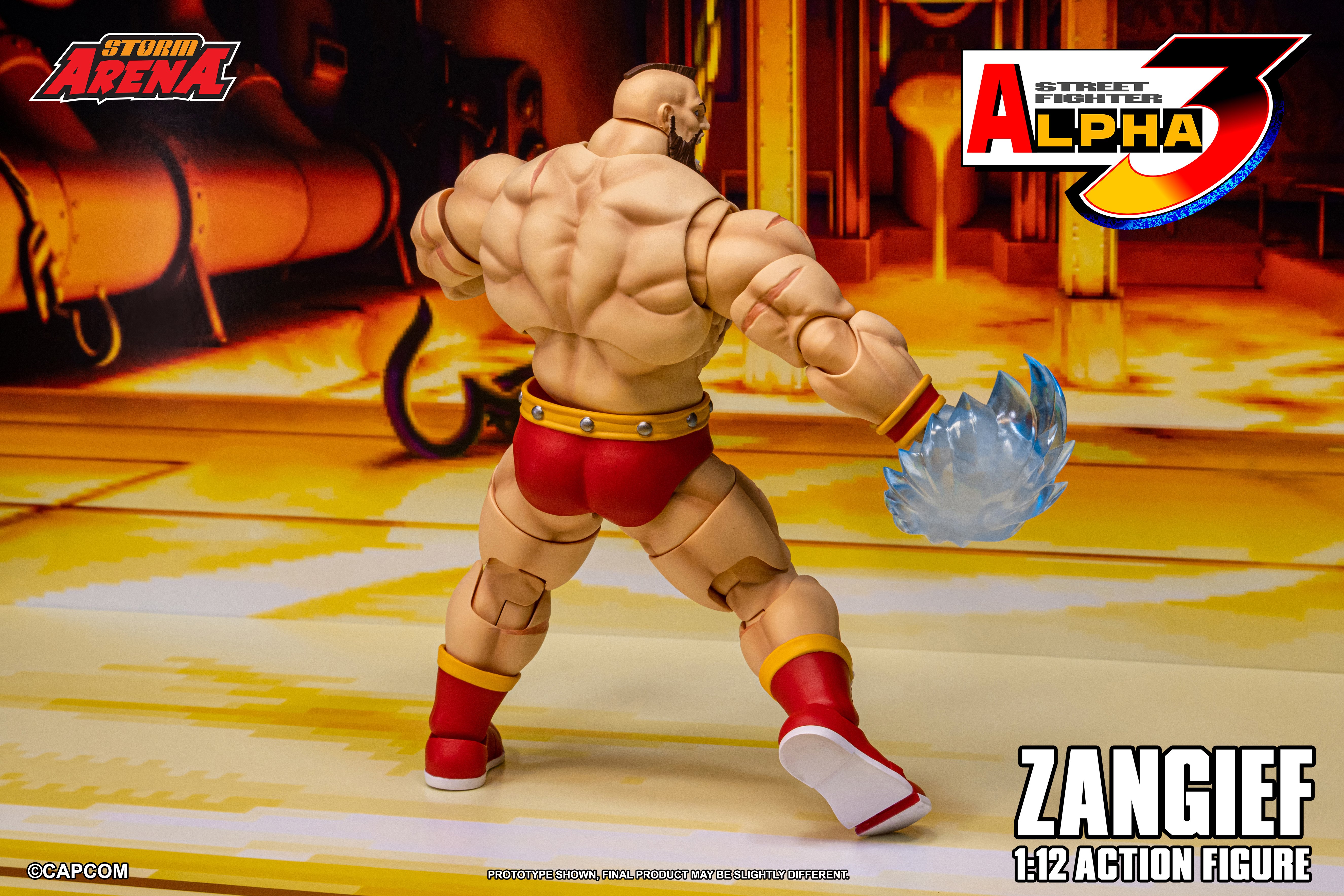 Street Fighter Alpha 3 Storm Arena Zangief 1/12 Scale Action Figure Gallery Image 15