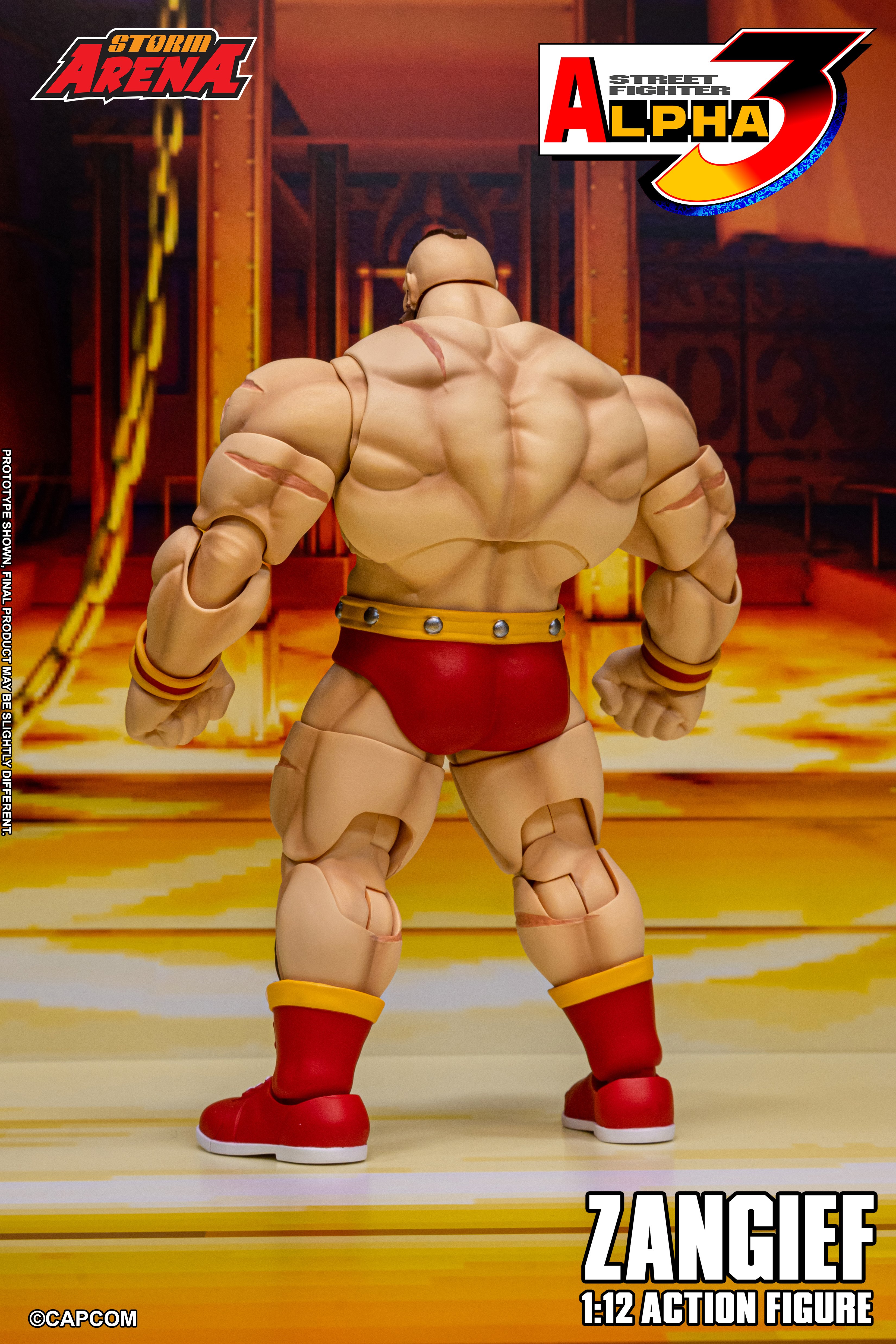 Street Fighter Alpha 3 Storm Arena Zangief 1/12 Scale Action Figure Gallery Image 5