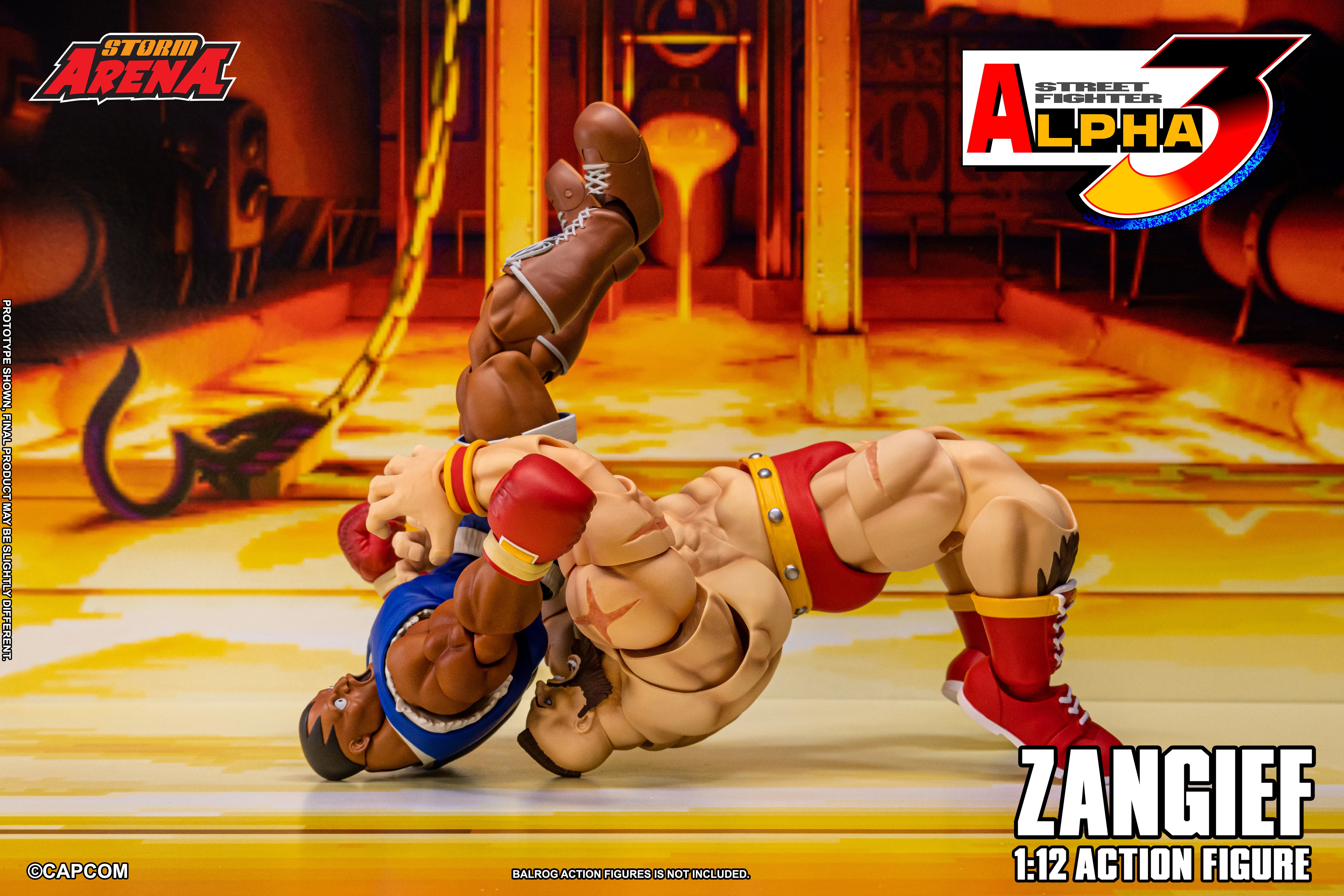 Street Fighter Alpha 3 Storm Arena Zangief 1/12 Scale Action Figure Gallery Image 23
