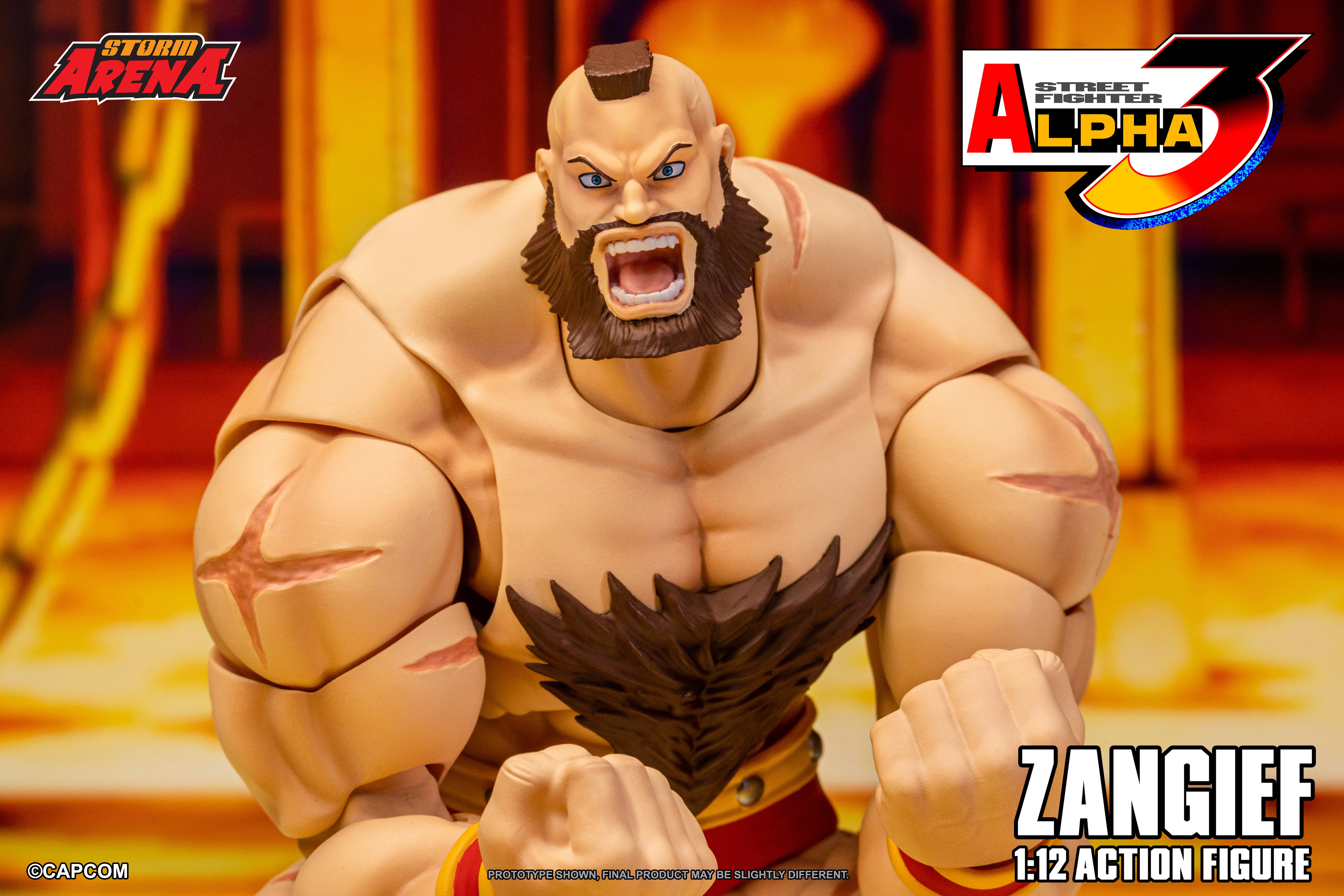 Street Fighter Alpha 3 Storm Arena Zangief 1/12 Scale Action Figure Gallery Image 20