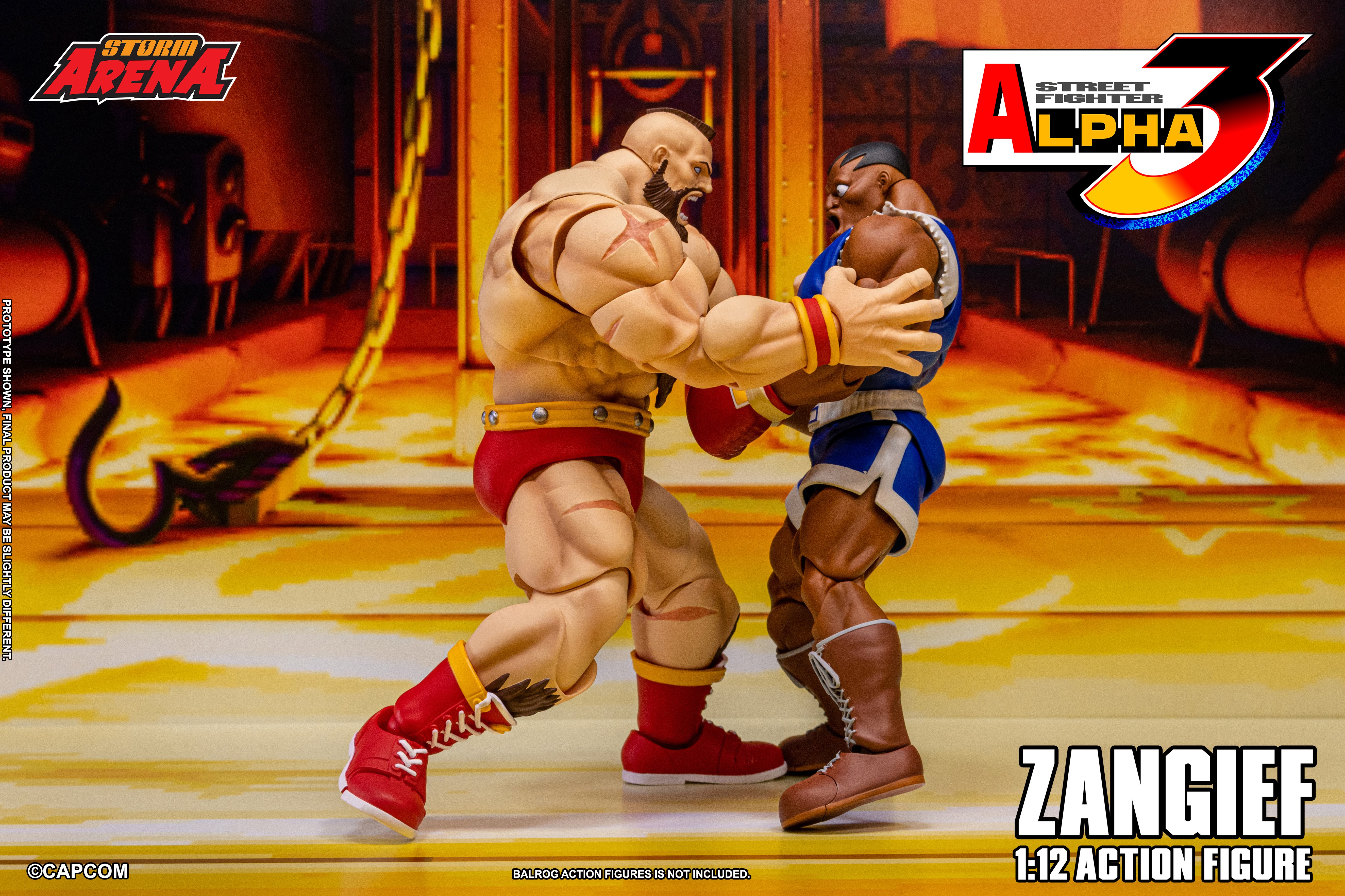 Street Fighter Alpha 3 Storm Arena Zangief 1/12 Scale Action Figure Gallery Image 22