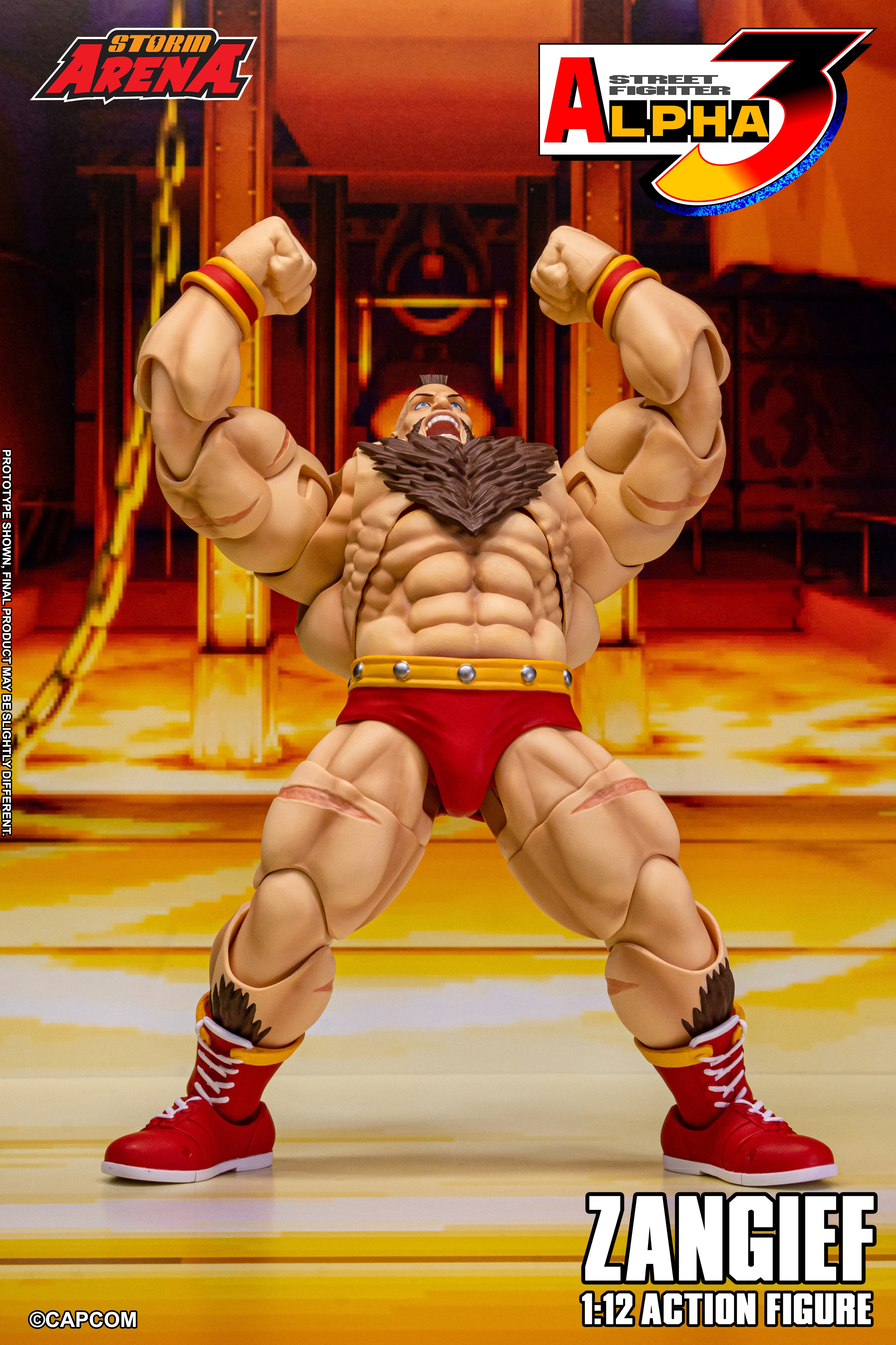 Street Fighter Alpha 3 Storm Arena Zangief 1/12 Scale Action Figure Gallery Image 18