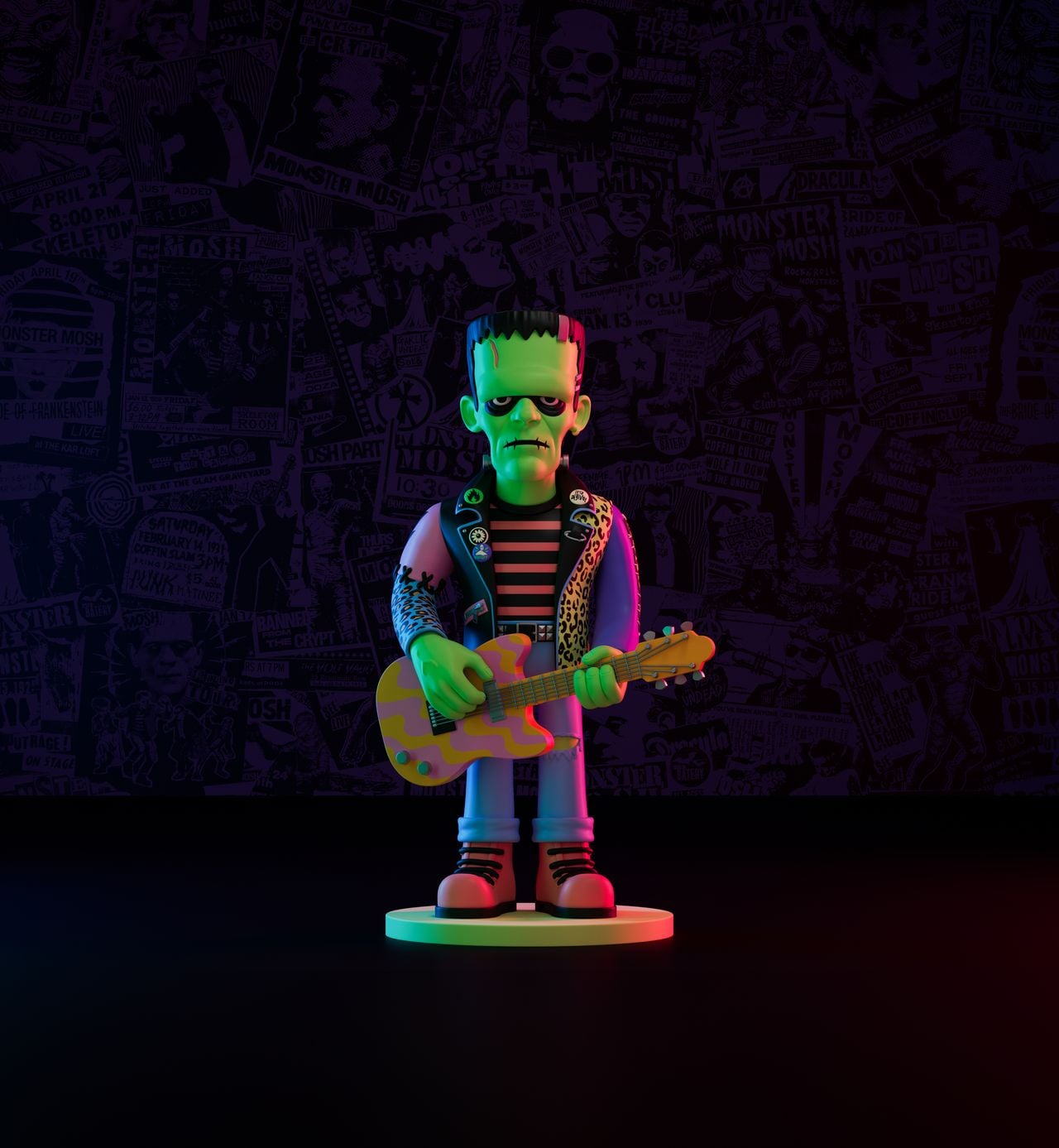 Universal Monsters Artist Series Frankenstein Deluxe Vinyl Figure