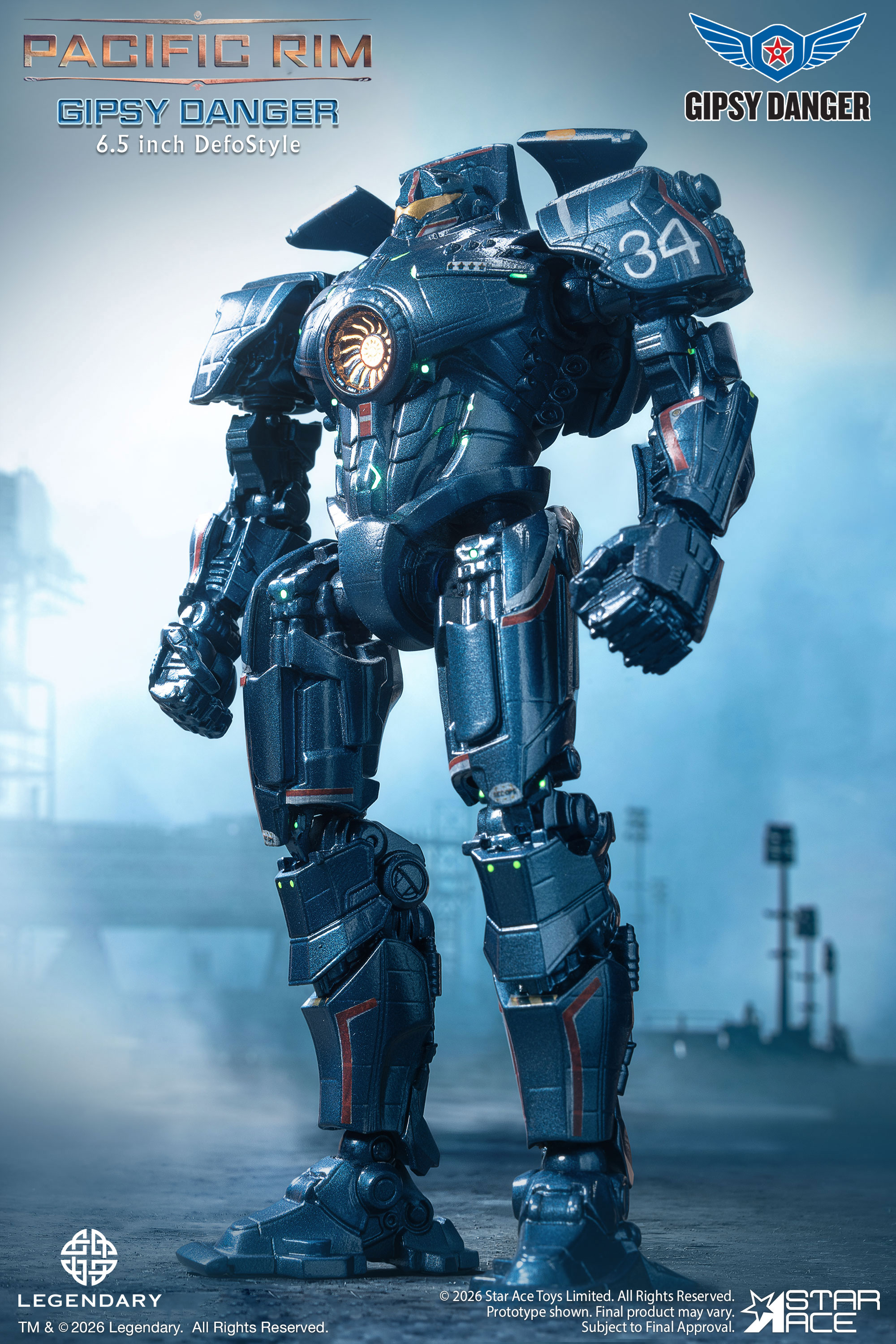 Pacific Rim DefoStyle Gipsy Danger Action Figure