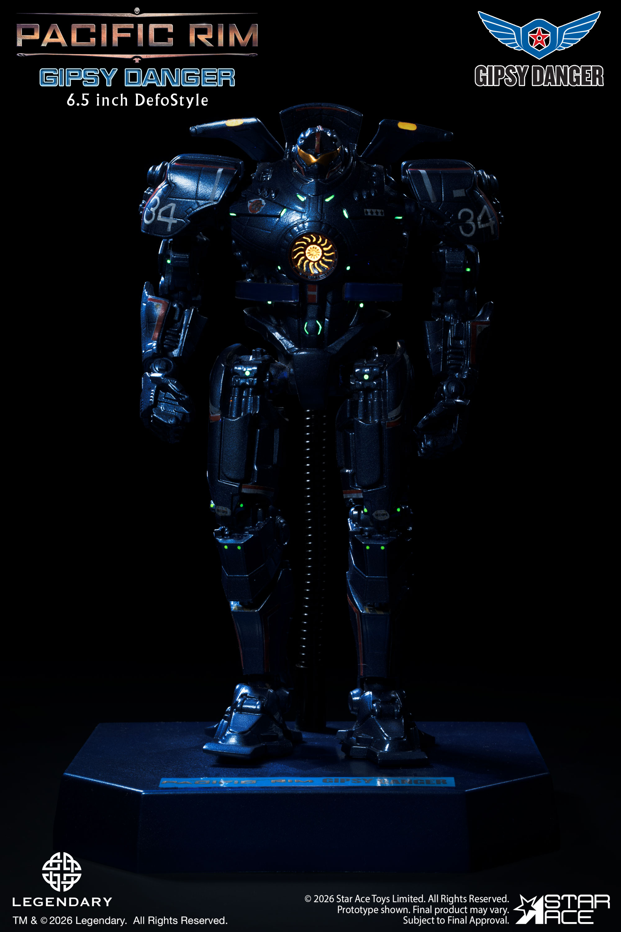 Pacific Rim DefoStyle Gipsy Danger (Deluxe Ver.) Action Figure Gallery Image 6