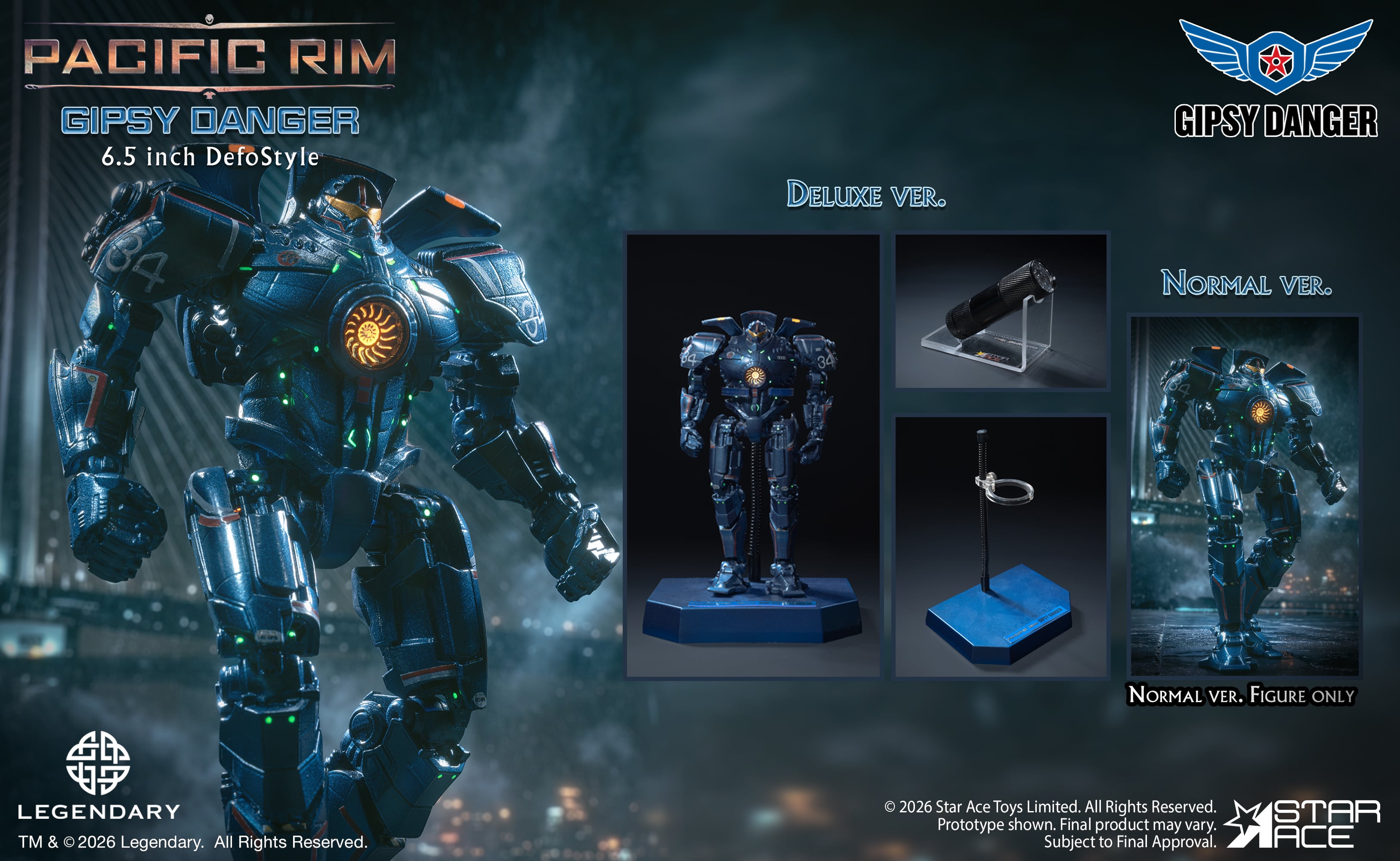 Pacific Rim DefoStyle Gipsy Danger (Deluxe Ver.) Action Figure