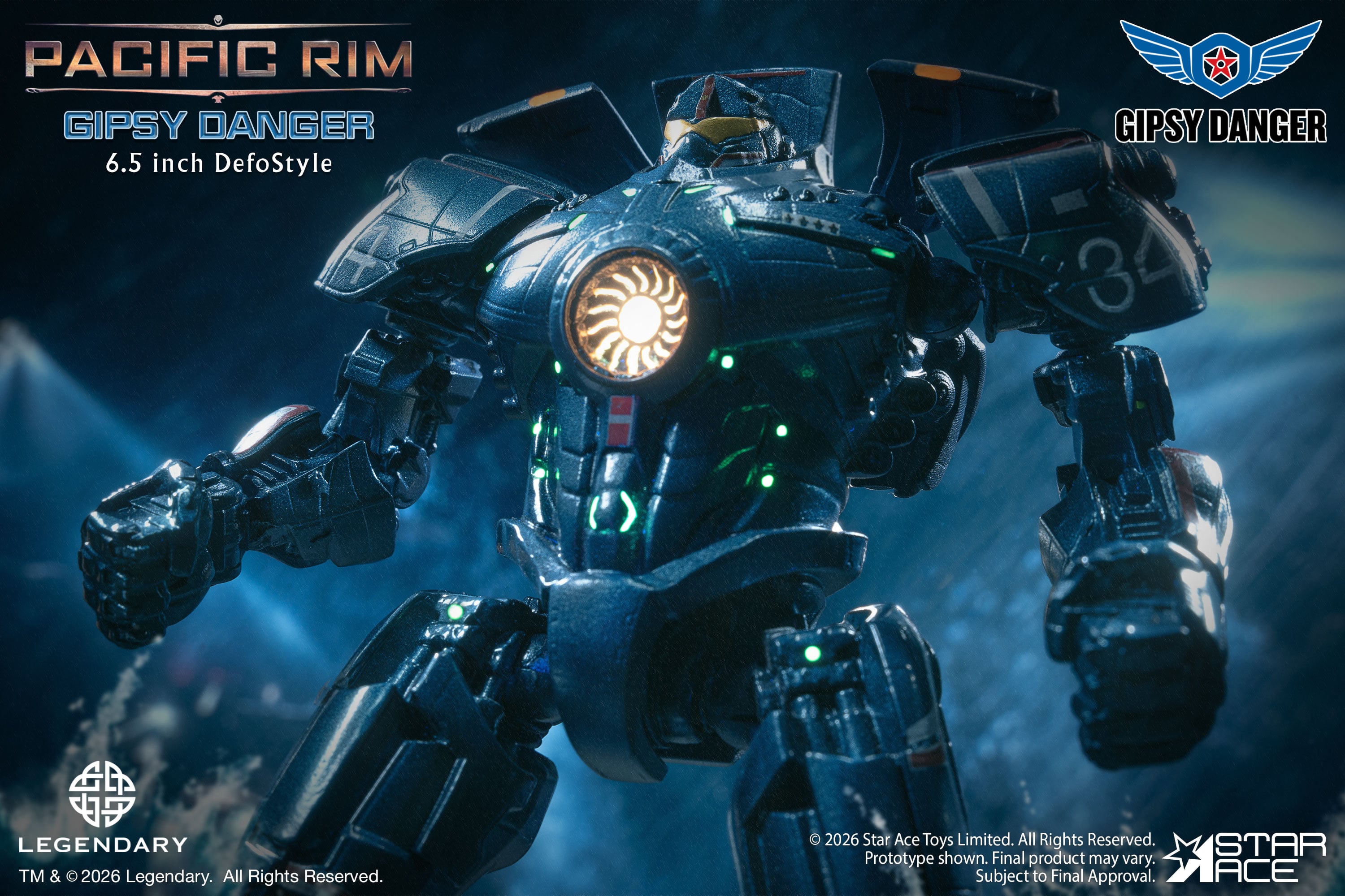 Pacific Rim DefoStyle Gipsy Danger and Cherno Alpha (Deluxe Ver.) Action Figure Twin Pack Gallery Image 9