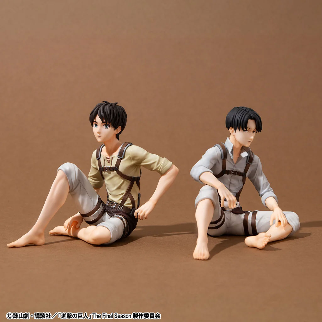 Attack on Titan G.E.M. Series Levi & Eren Figure Set (Tenohira) Gallery Image 3