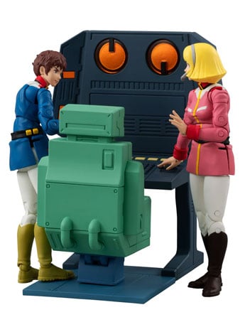 Image of Mobile Suit Gundam G.M.G. Collection EX White Base Bridge Radio Operator Desk Set (with Gift)