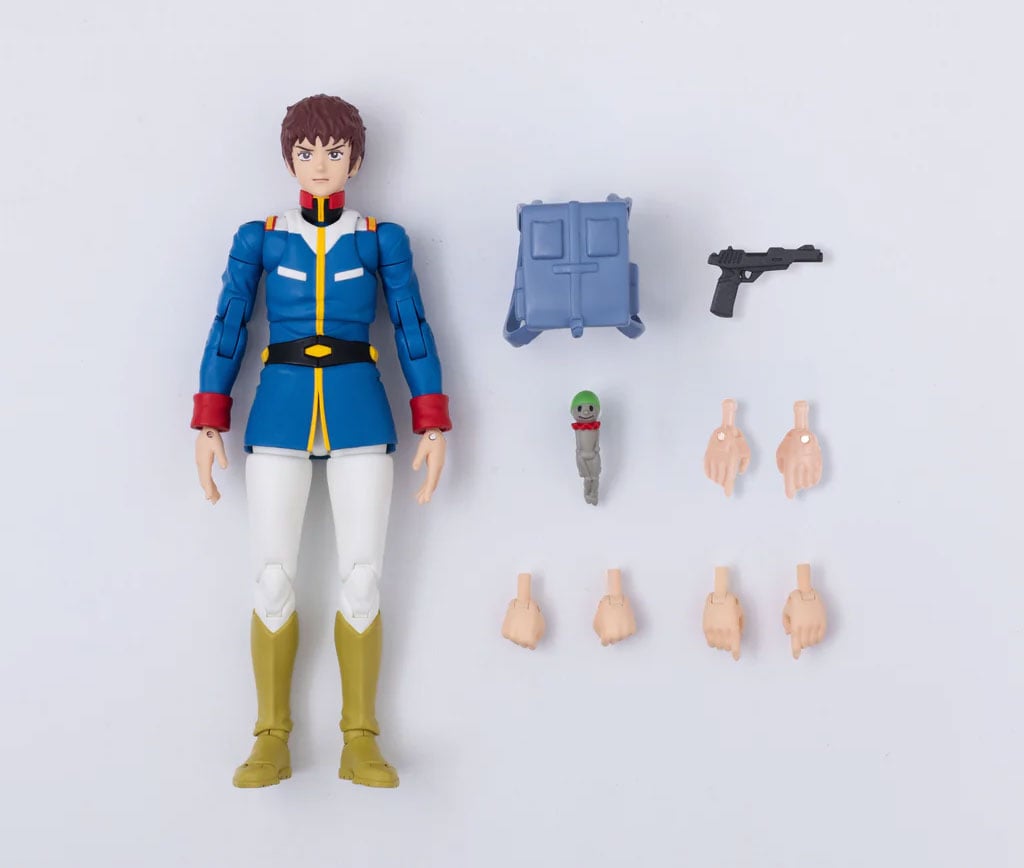 Mobile Suit Gundam G.M.G. Collection 16 Earth Federation Amuro Ray (Uniform Ver.) Action Figure Gallery Image 8