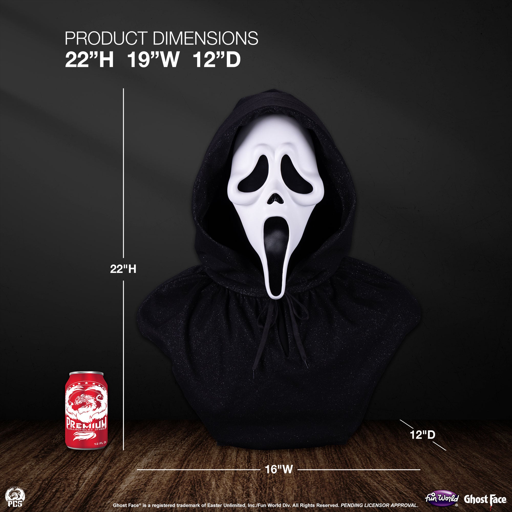 Ghost Face Life-Sized Bust Gallery Image 12