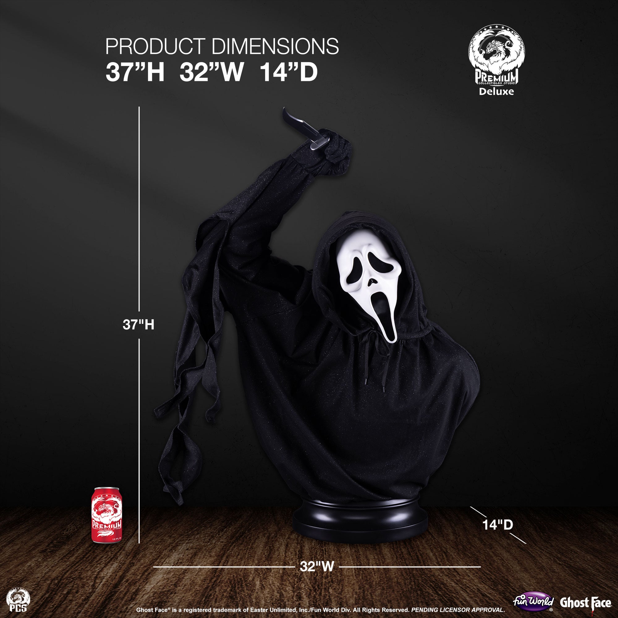 Ghost Face (Deluxe Ver.) Life-Sized Bust Gallery Image 18
