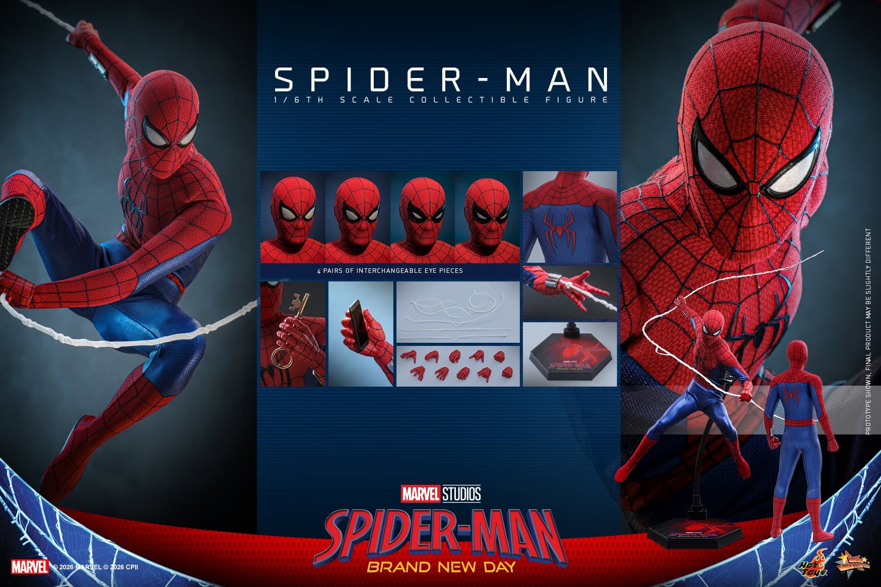 Spider-Man: Brand New Day MMS892 Spider-Man 1/6th Scale Collectible Figure Gallery Image 13