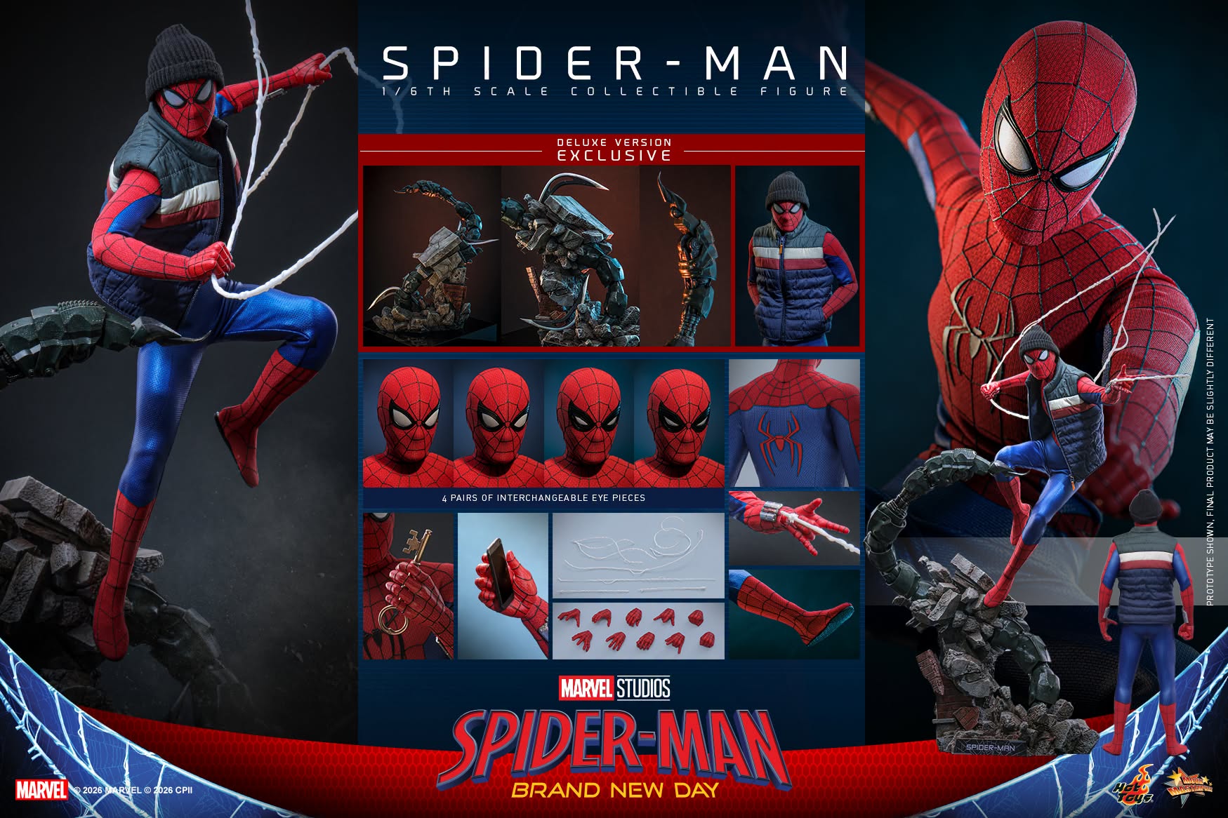 Spider-Man: Brand New Day MMS893 Spider-Man (Deluxe Ver.) 1/6th Scale Collectible Figure Gallery Image 19