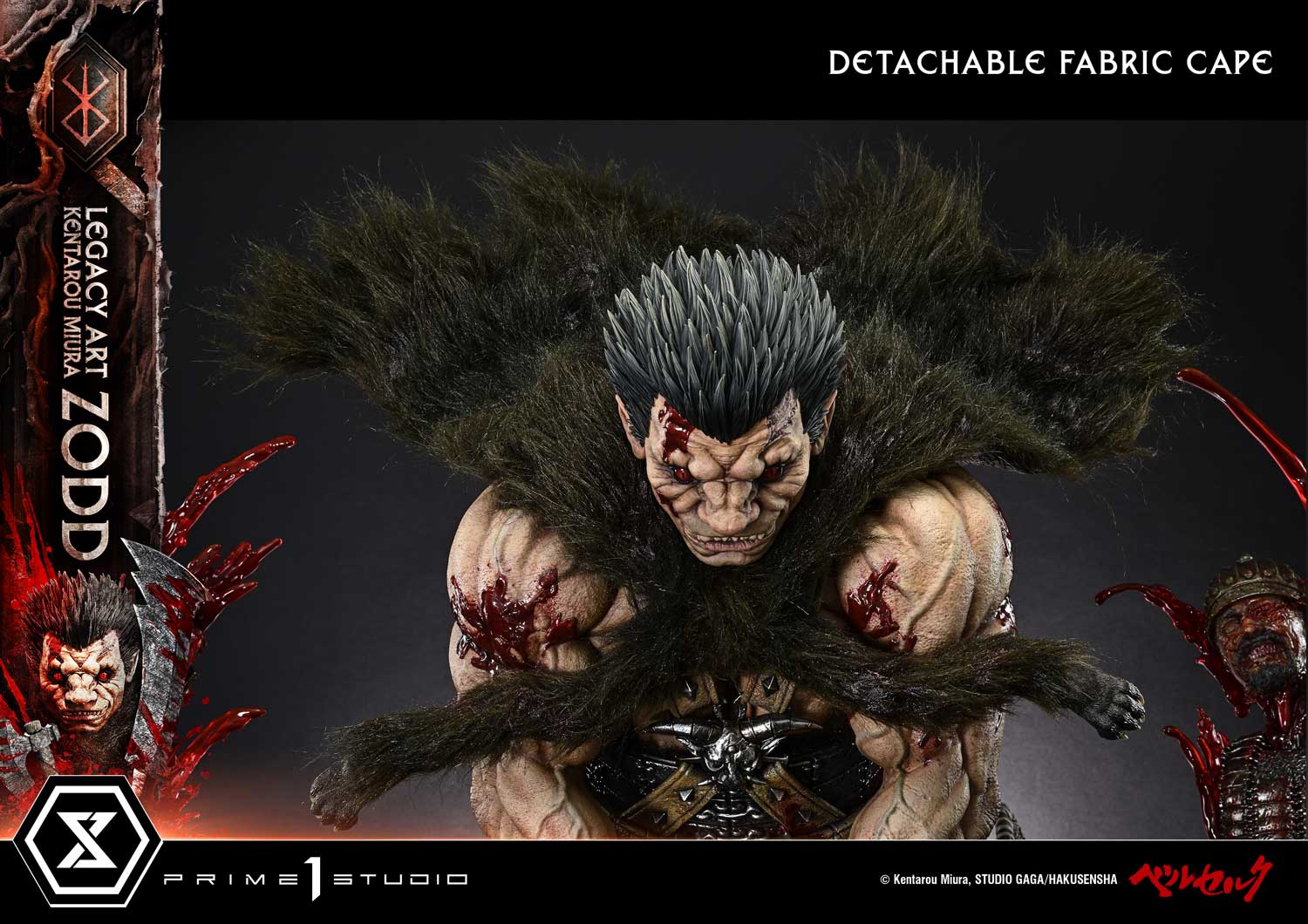 Berserk Legacy Art "Kentaro Miura" Zodd 1/4 Scale Statue Gallery Image 25
