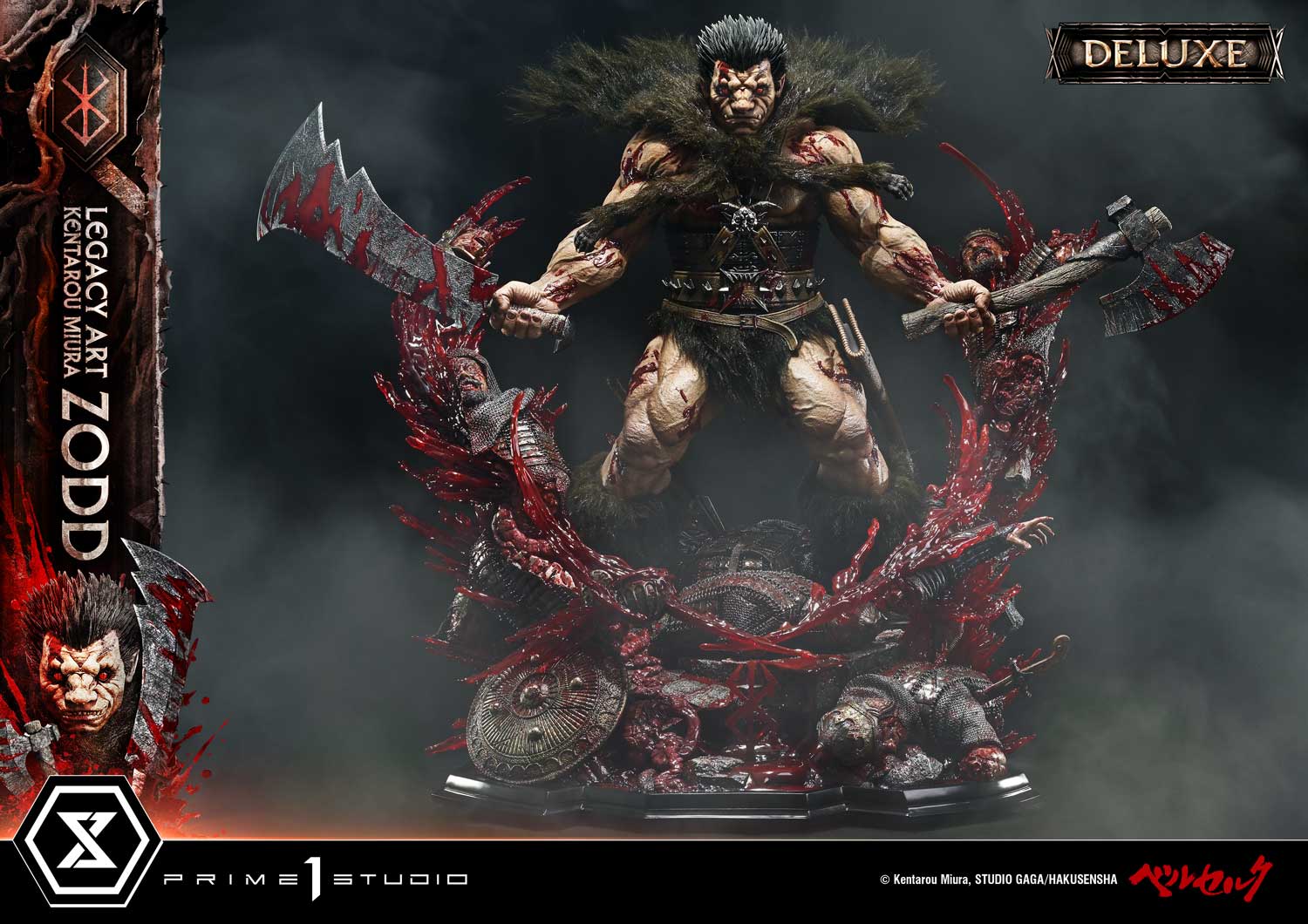 Berserk Legacy Art "Kentaro Miura" Zodd (Deluxe Ver.) 1/4 Scale Statue Gallery Image 4