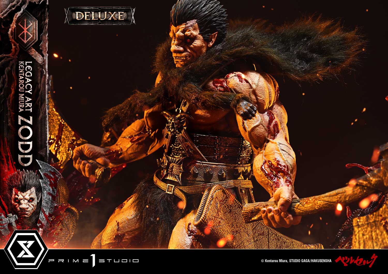 Berserk Legacy Art "Kentaro Miura" Zodd (Deluxe Ver.) 1/4 Scale Statue Gallery Image 11