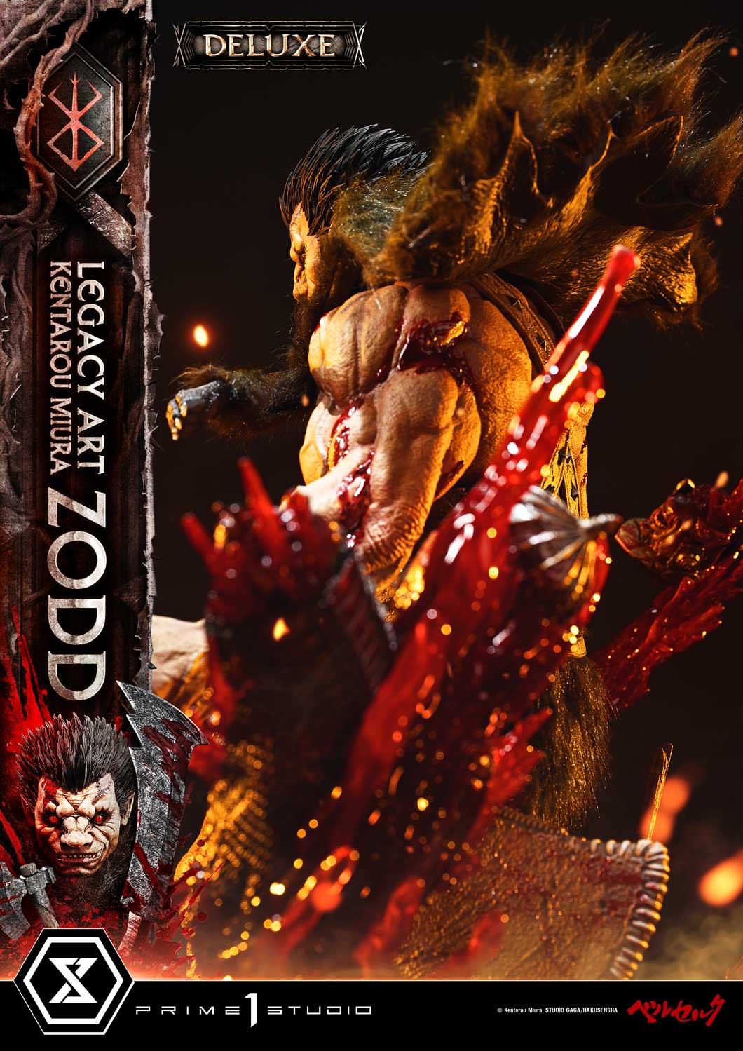 Berserk Legacy Art "Kentaro Miura" Zodd (Deluxe Ver.) 1/4 Scale Statue Gallery Image 16