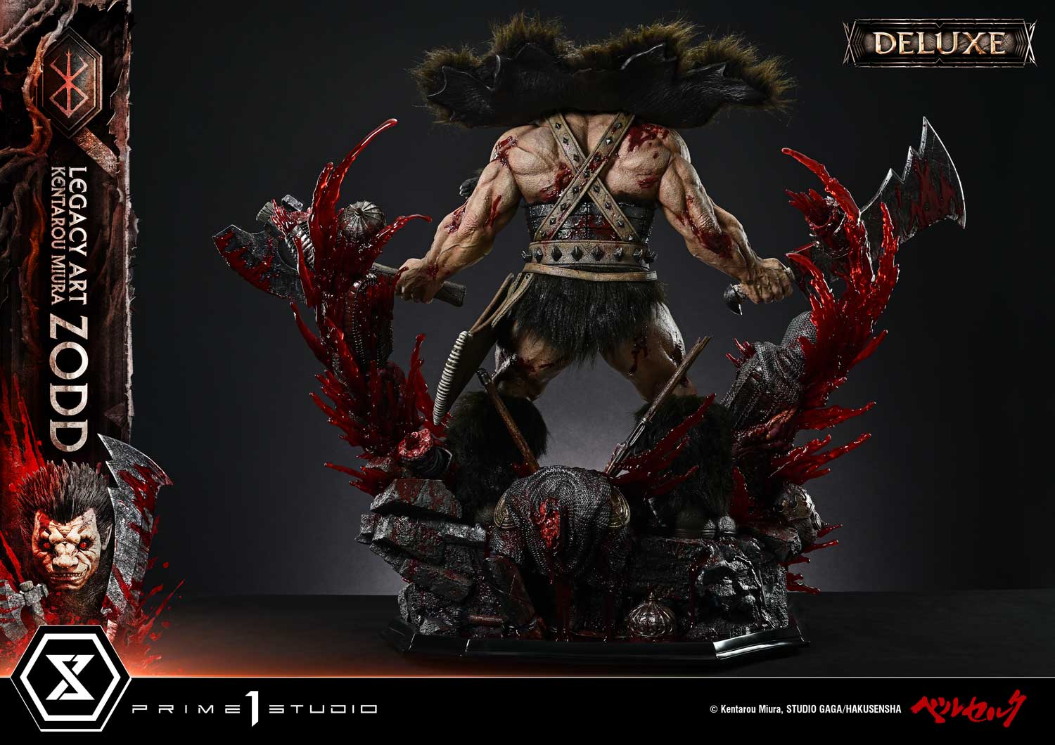 Berserk Legacy Art "Kentaro Miura" Zodd (Deluxe Ver.) 1/4 Scale Statue Gallery Image 40