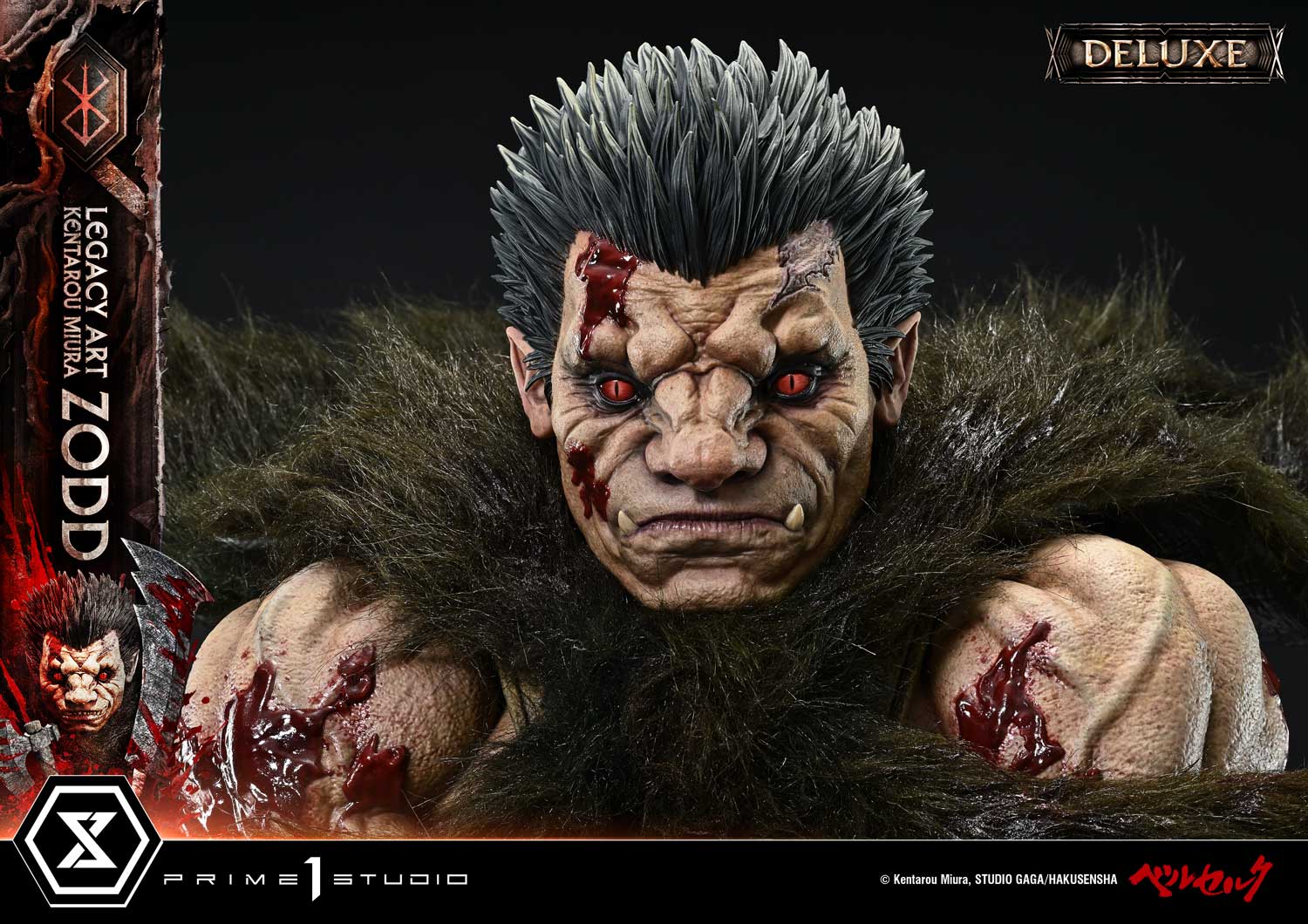 Berserk Legacy Art "Kentaro Miura" Zodd (Deluxe Ver.) 1/4 Scale Statue Gallery Image 29