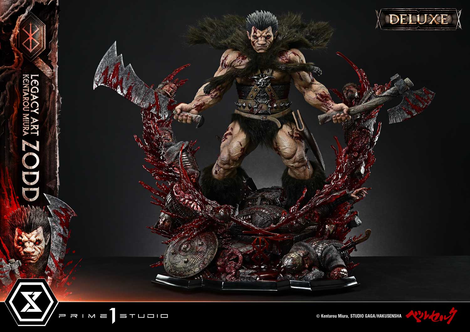 Berserk Legacy Art "Kentaro Miura" Zodd (Deluxe Ver.) 1/4 Scale Statue Gallery Image 39