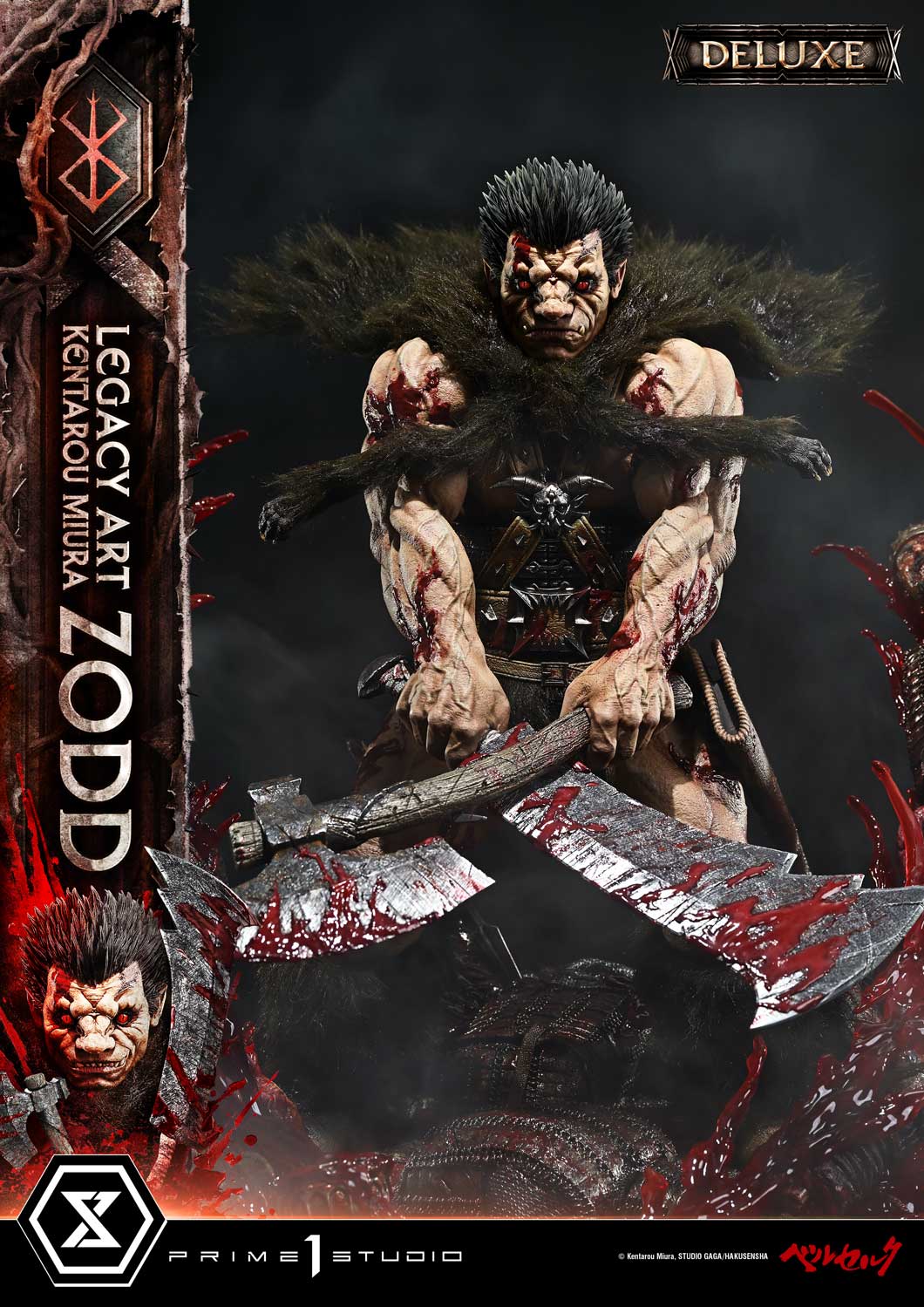 Berserk Legacy Art "Kentaro Miura" Zodd (Deluxe Bonus Ver.) 1/4 Scale Limited Edition Statue Gallery Image 39