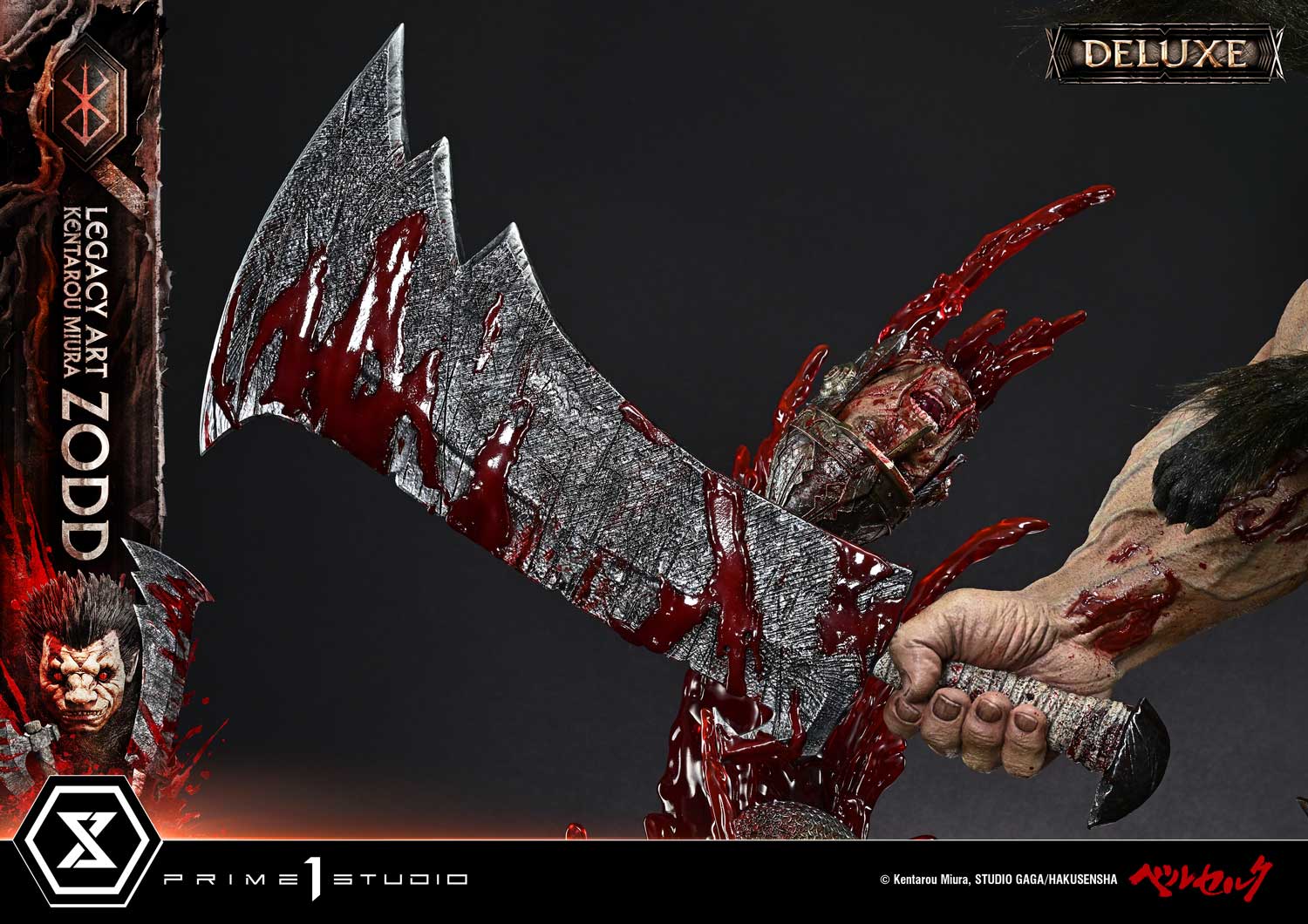 Berserk Legacy Art "Kentaro Miura" Zodd (Deluxe Bonus Ver.) 1/4 Scale Limited Edition Statue Gallery Image 34