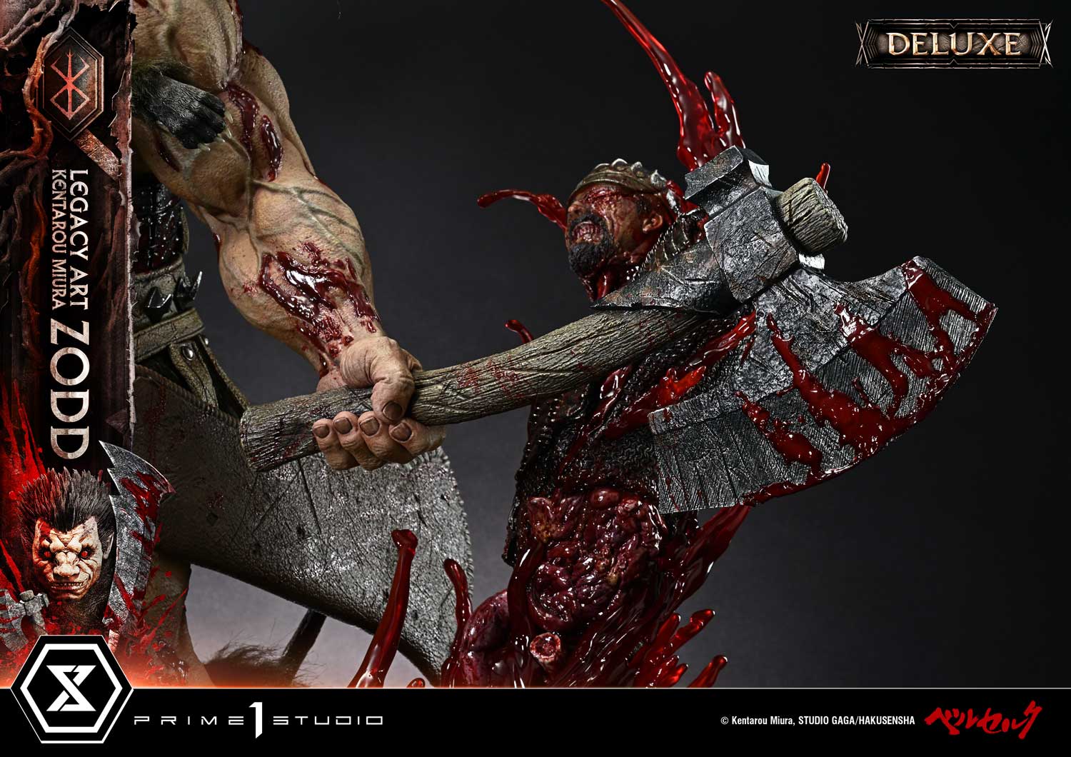 Berserk Legacy Art "Kentaro Miura" Zodd (Deluxe Bonus Ver.) 1/4 Scale Limited Edition Statue Gallery Image 33