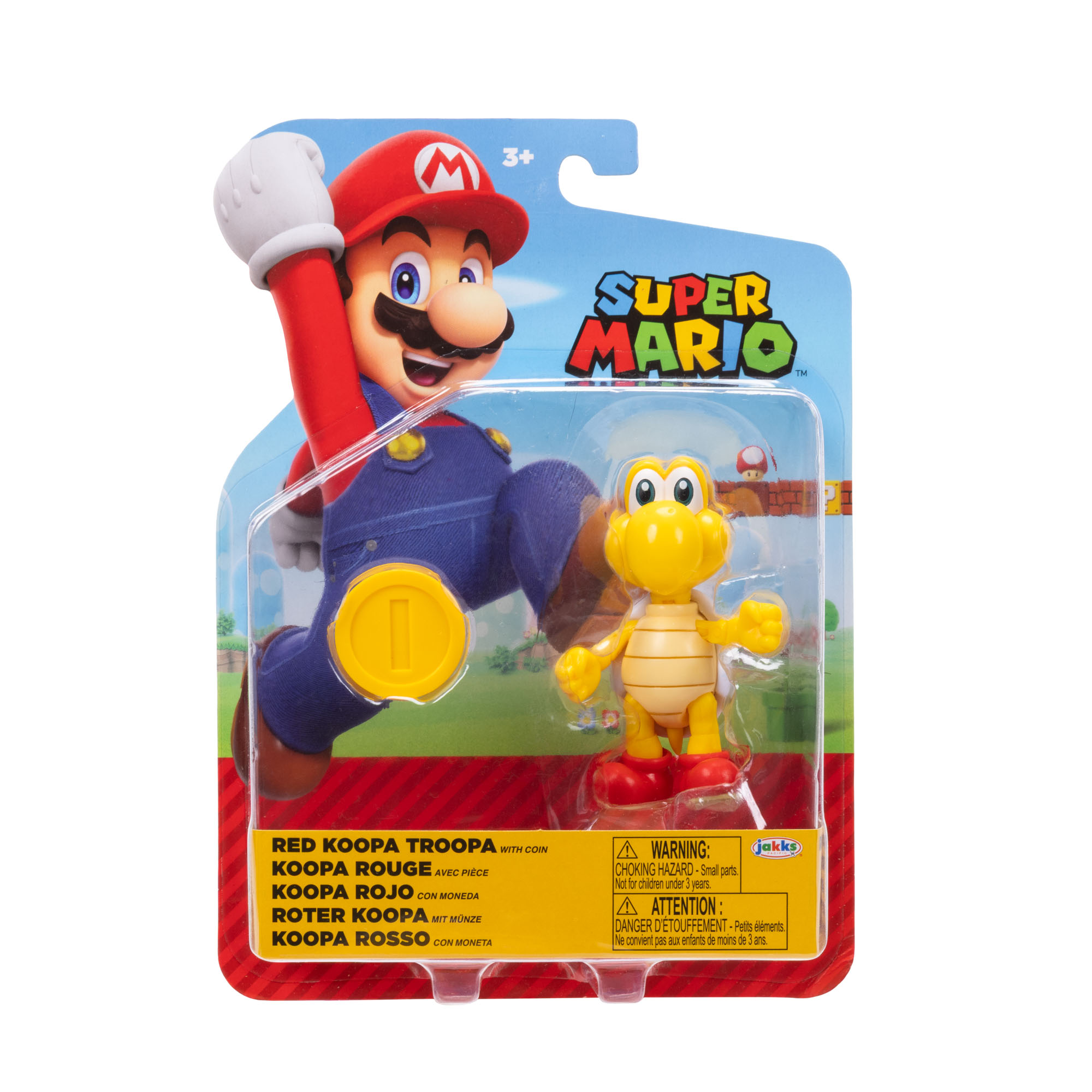 World of Nintendo Red Koopa Troopa with Coin 4-Inch Scale Action Figure Gallery Image 4