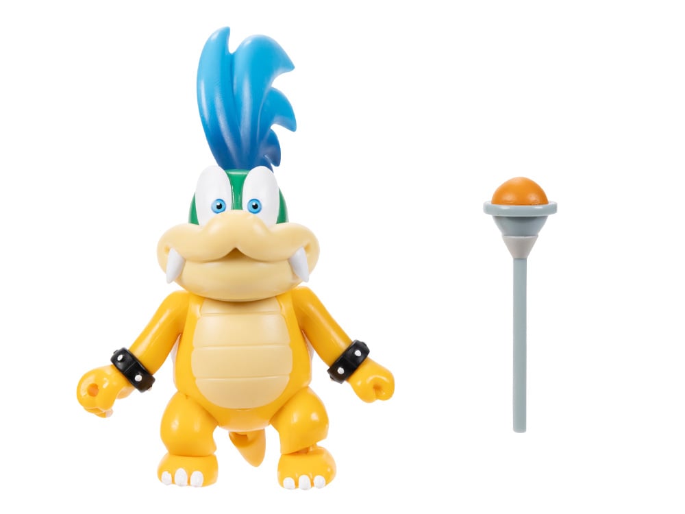 World of Nintendo Larry Koopa with Wand 4-Inch Scale Action Figure Gallery Image 1