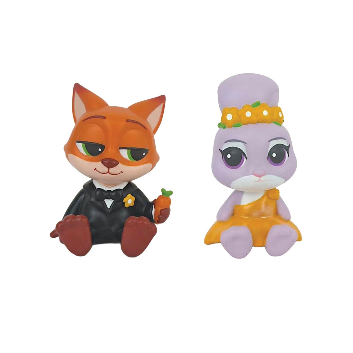 Zootopia 2 Disney Showcase Judy and Nick Partner Set of Figurines Gallery Image 3